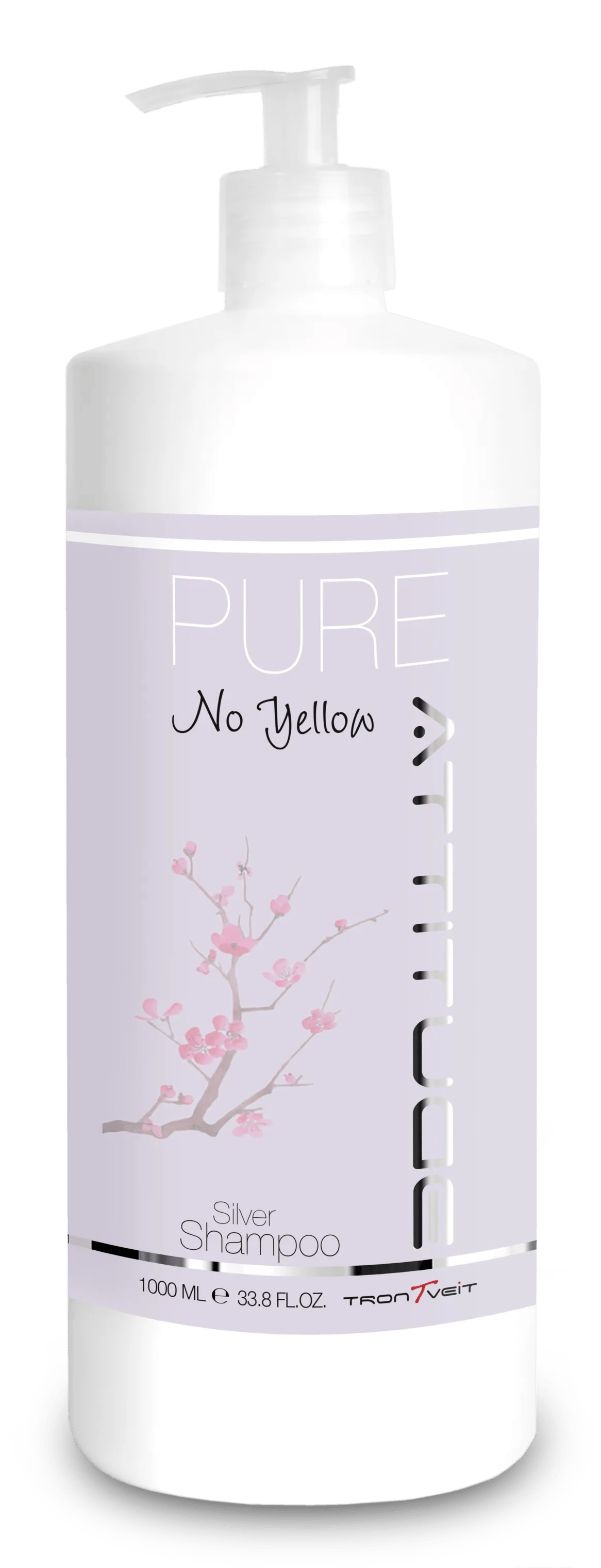 Trontveit Shampoo og hårpleje Pure Attitude Shampoo - No Yellow i 1000 ml, 1