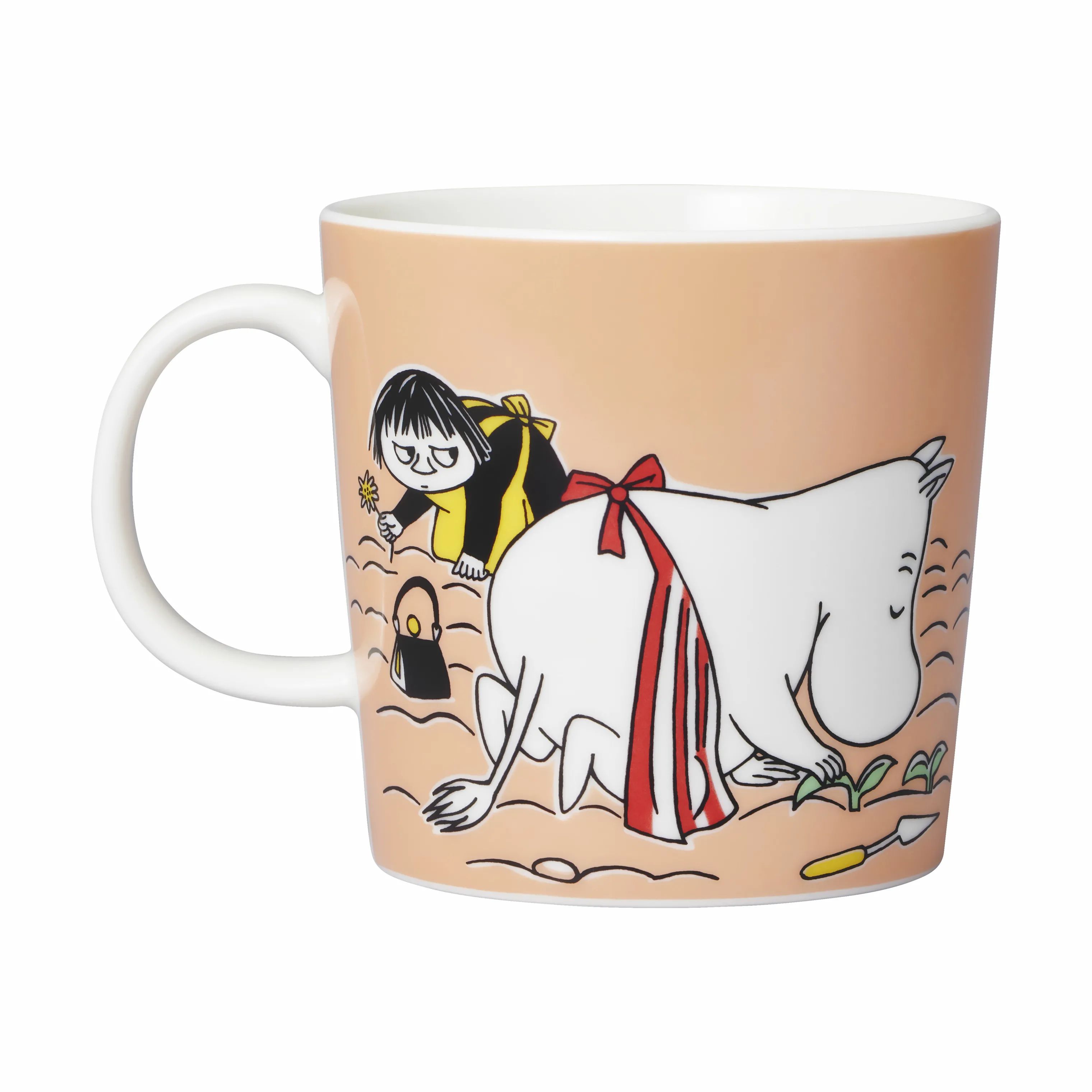 Moomin Arabia Krus og kopper med hank Ferieklar Krus - Mumimor i Mumimor/Marmelade, 30 cl, 4