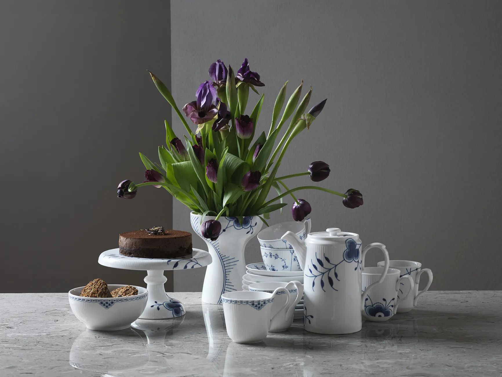 Royal Copenhagen Serveringsskåle Prinsesse Skål i 18 cm, 5