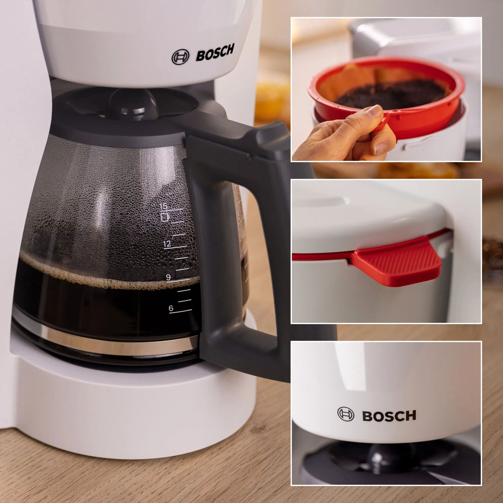 Bosch Kaffemaskiner Mymoment Kaffemaskine i Hvid, 5