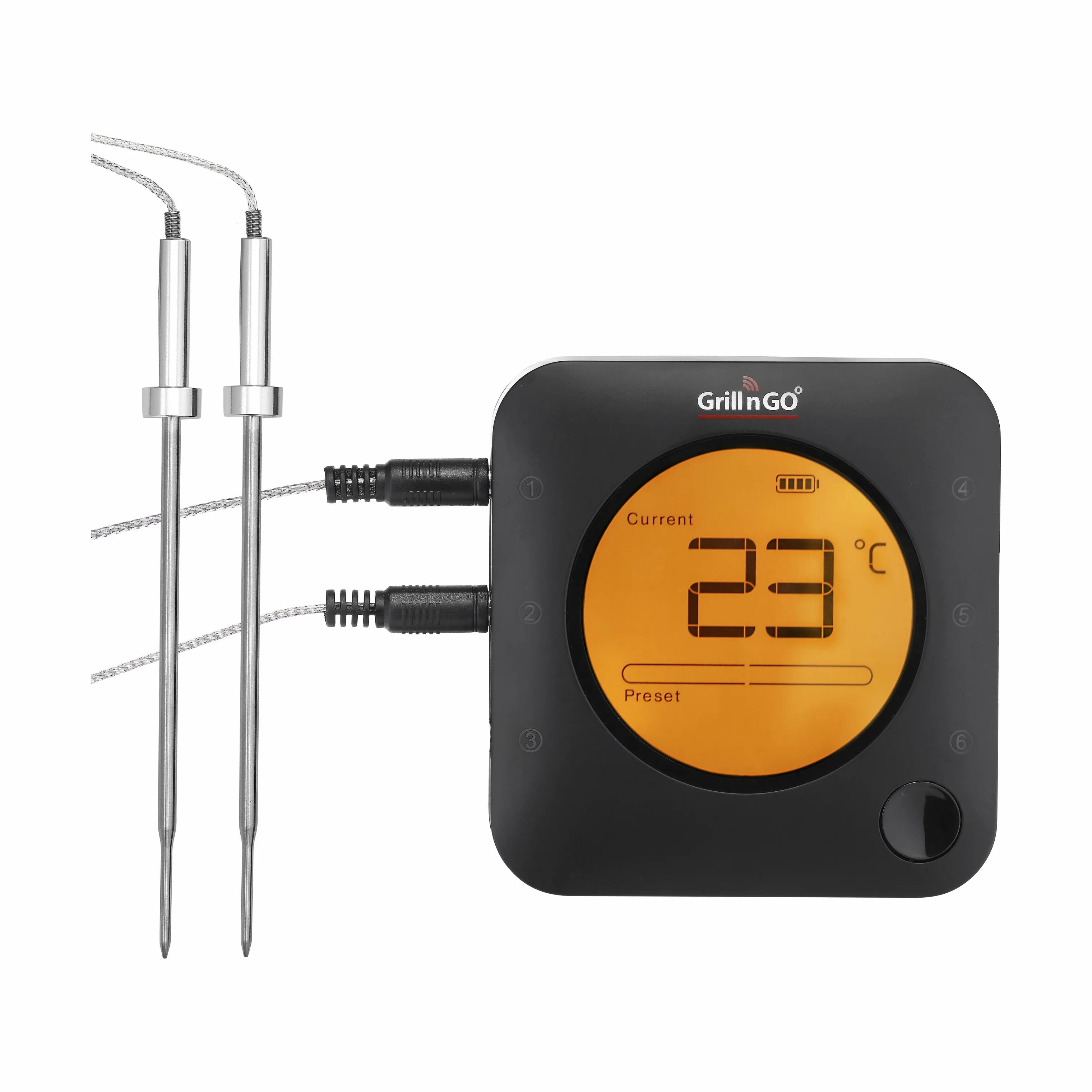 GRILL'N'GO Stegetermometre Master 5.0 Stegetermometer i Sort, 1