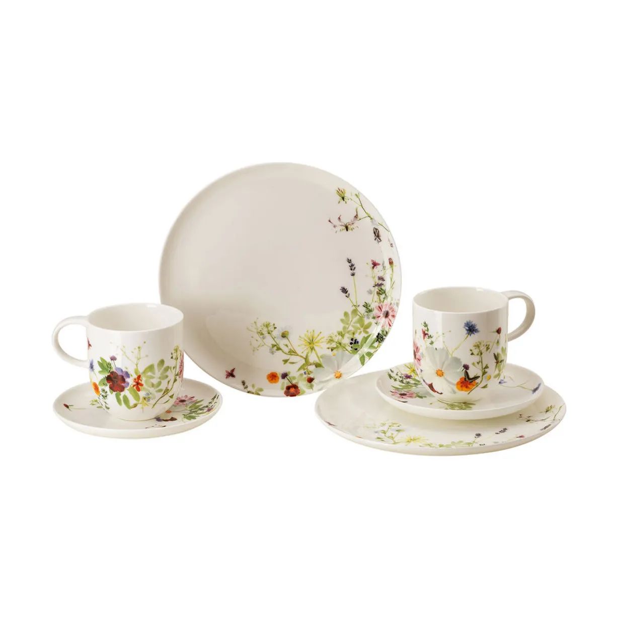 Rosenthal Middagstallerkener Brillance Grand Air Grand Air Spisesæt - 6 dele i Multifarvet, 1