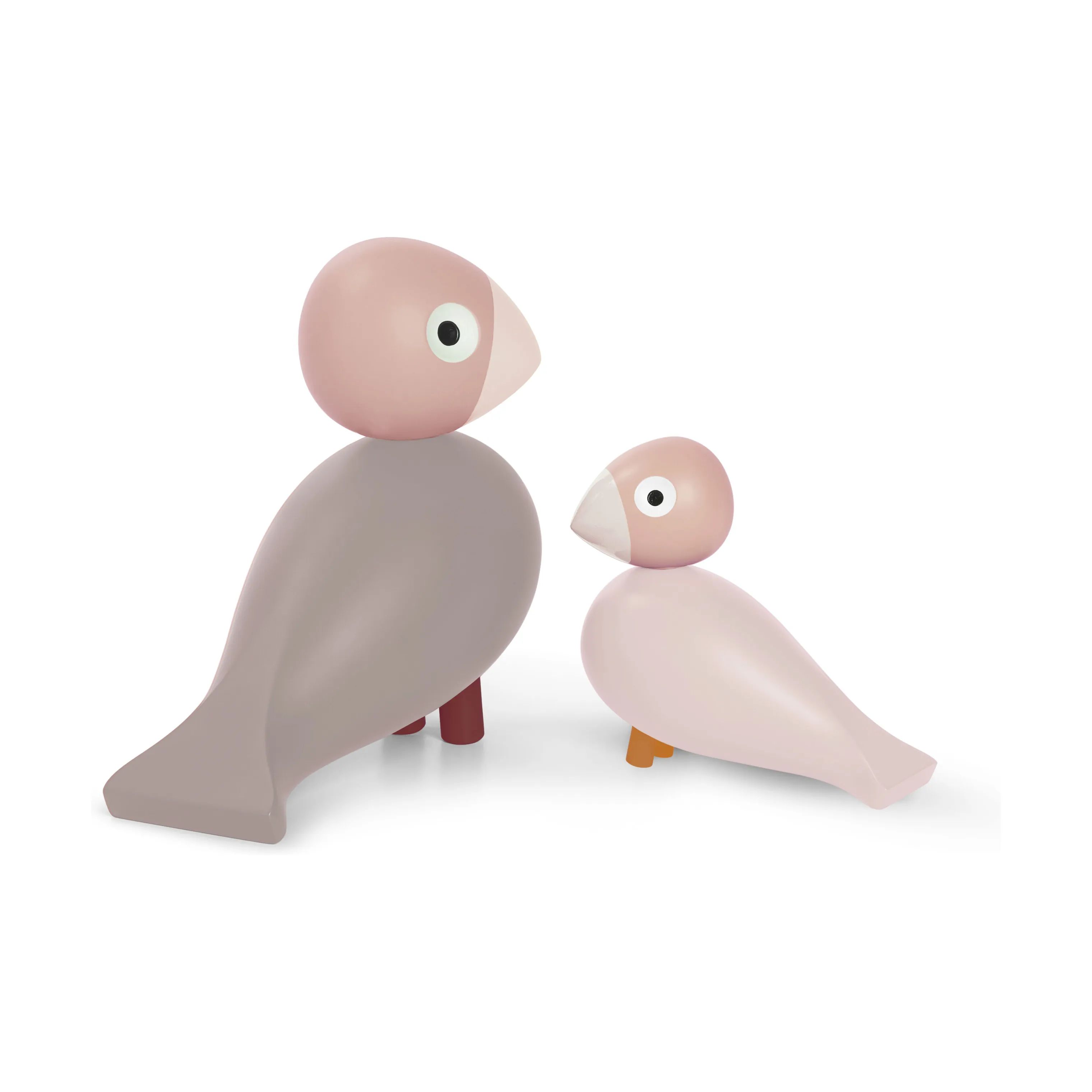 Kay Bojesen Dyrefigurer Birds Fuglepar - Liv & Lykke i Soft pink, 4