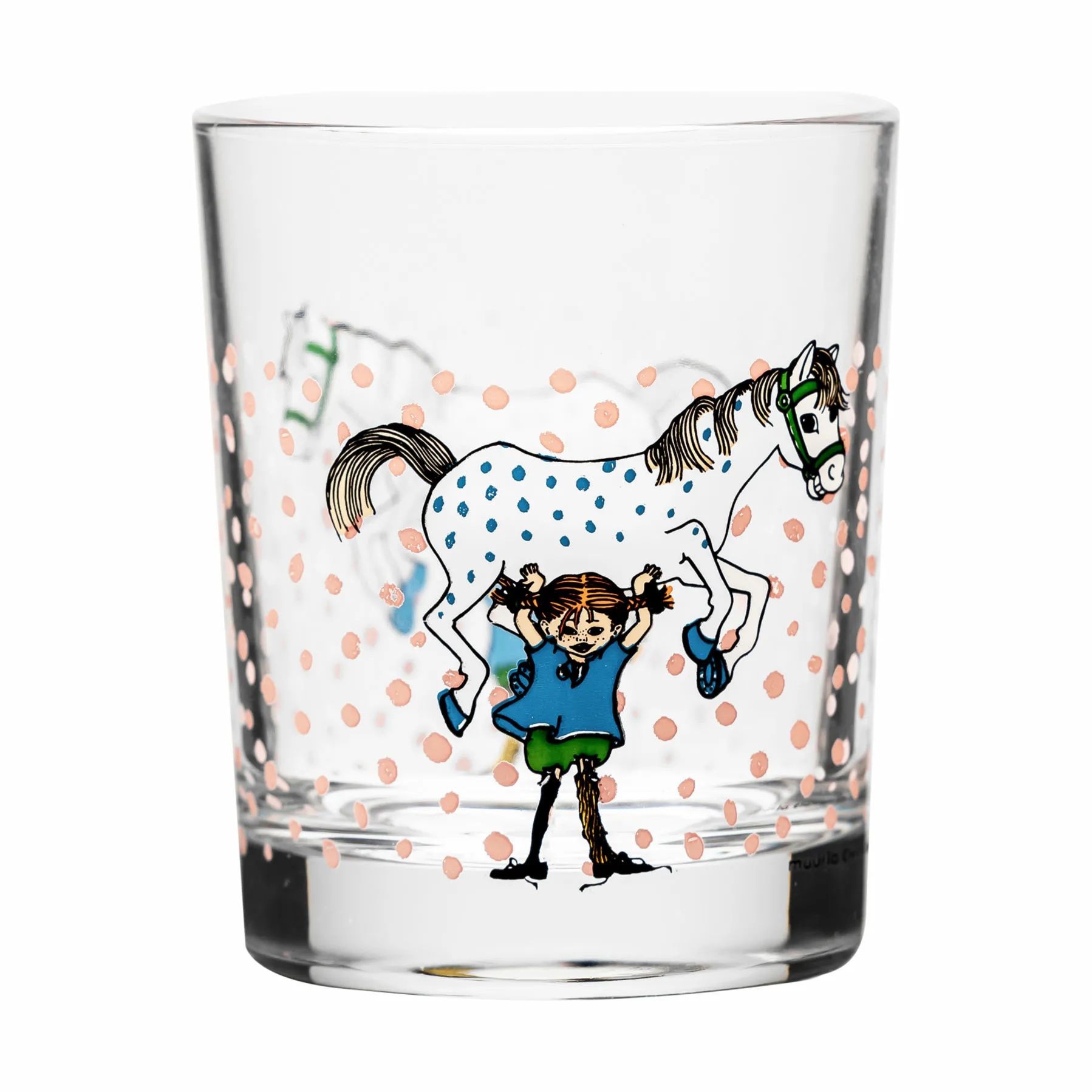 Muurla Vandglas Pippi Glas - Pippi & Hesten i Pippi & Hesten, 20 cl, 1