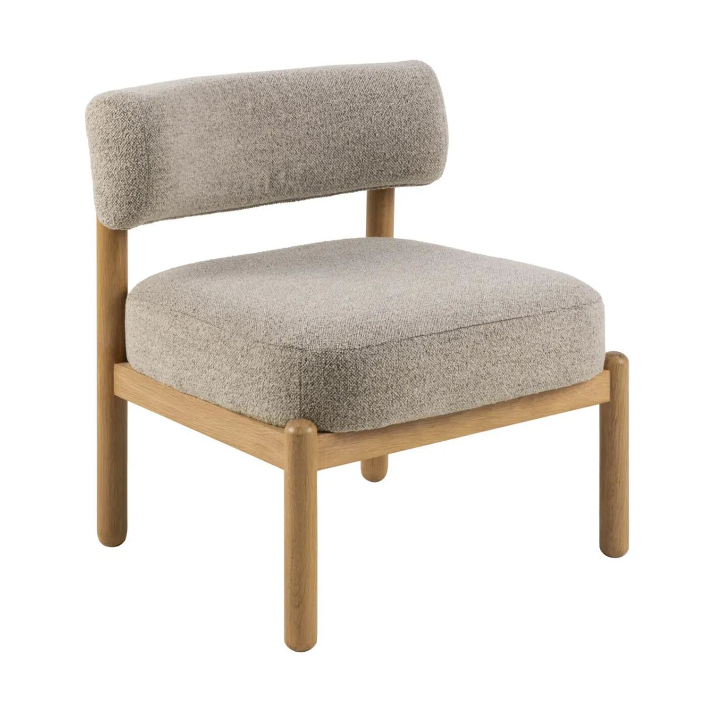 CASA Living Lænestole Burley Lounge Stol i Beige, 1