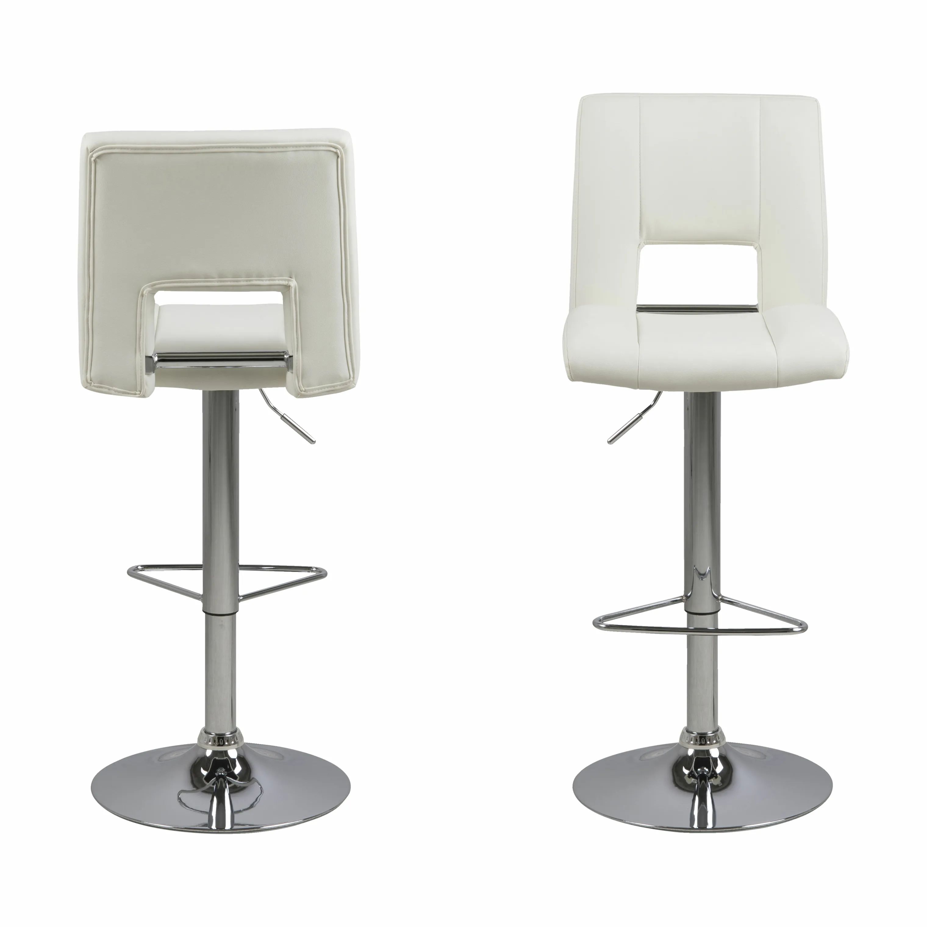 CASA Living Barstole Sylvia Barstol - 2 stk. i Hvid, 6