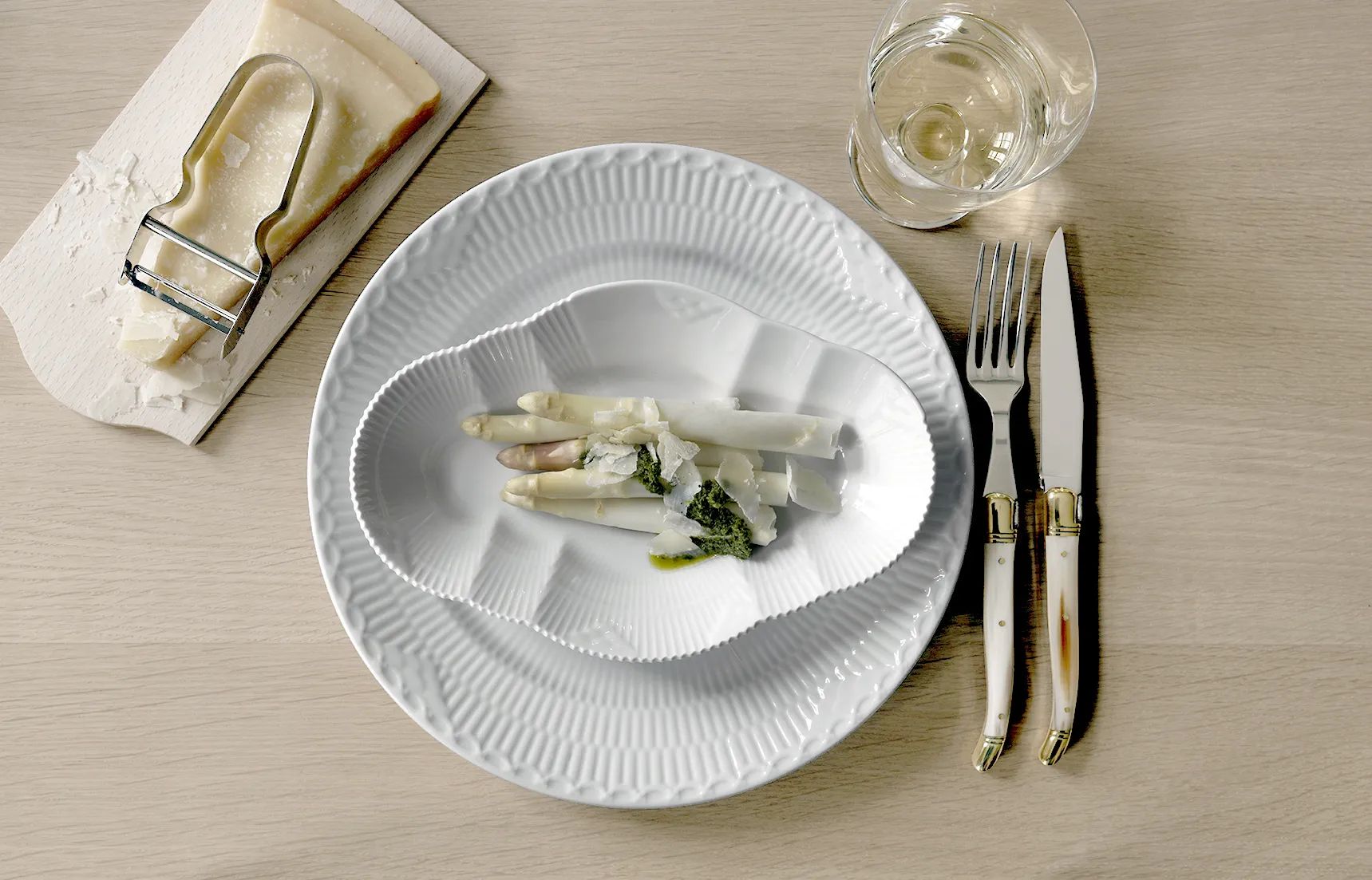Royal Copenhagen Serveringsfade Hvid Elements Fad i Hvid, 3