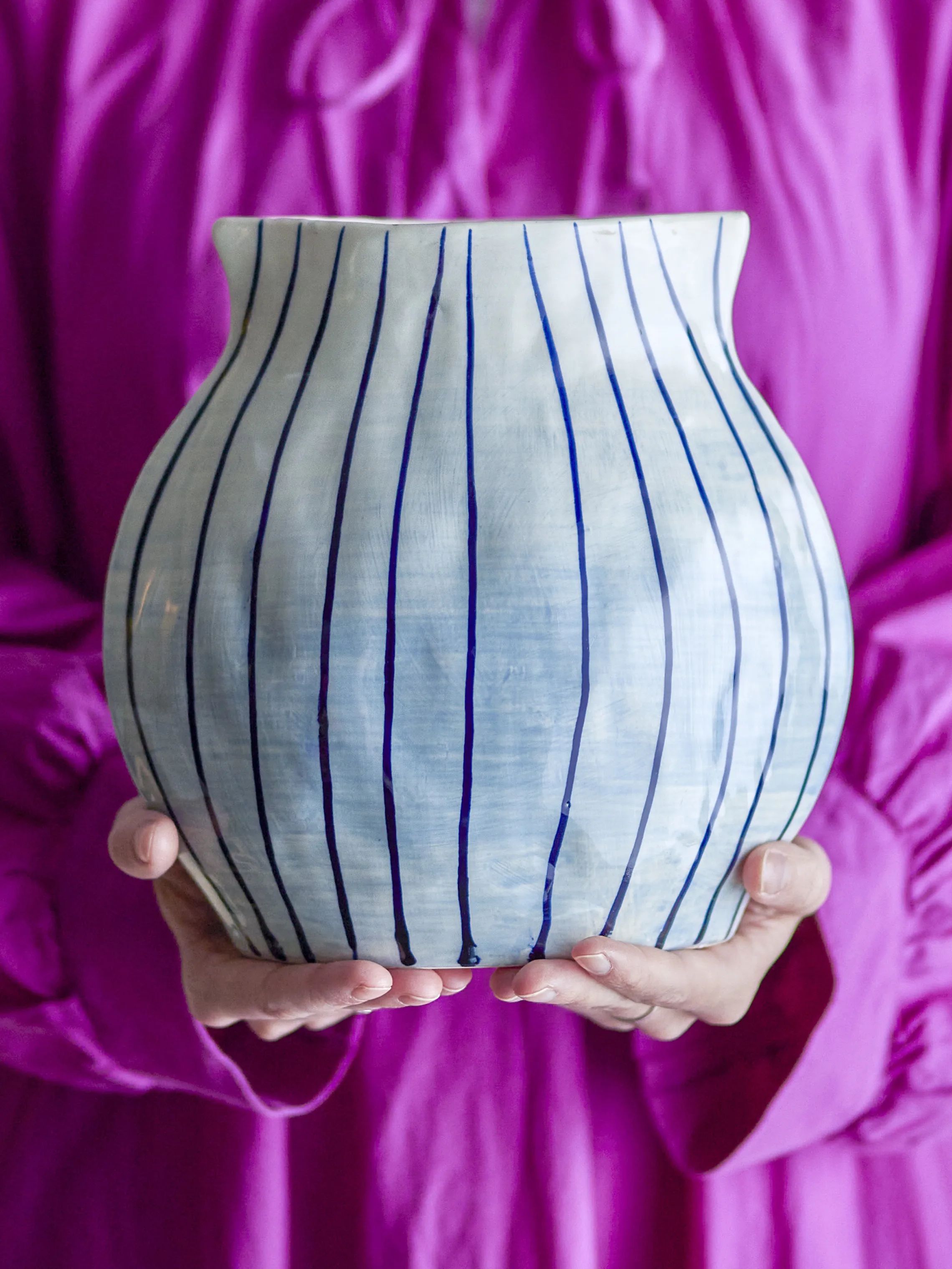 Bloomingville Vaser Esra Vase i Blå, 2