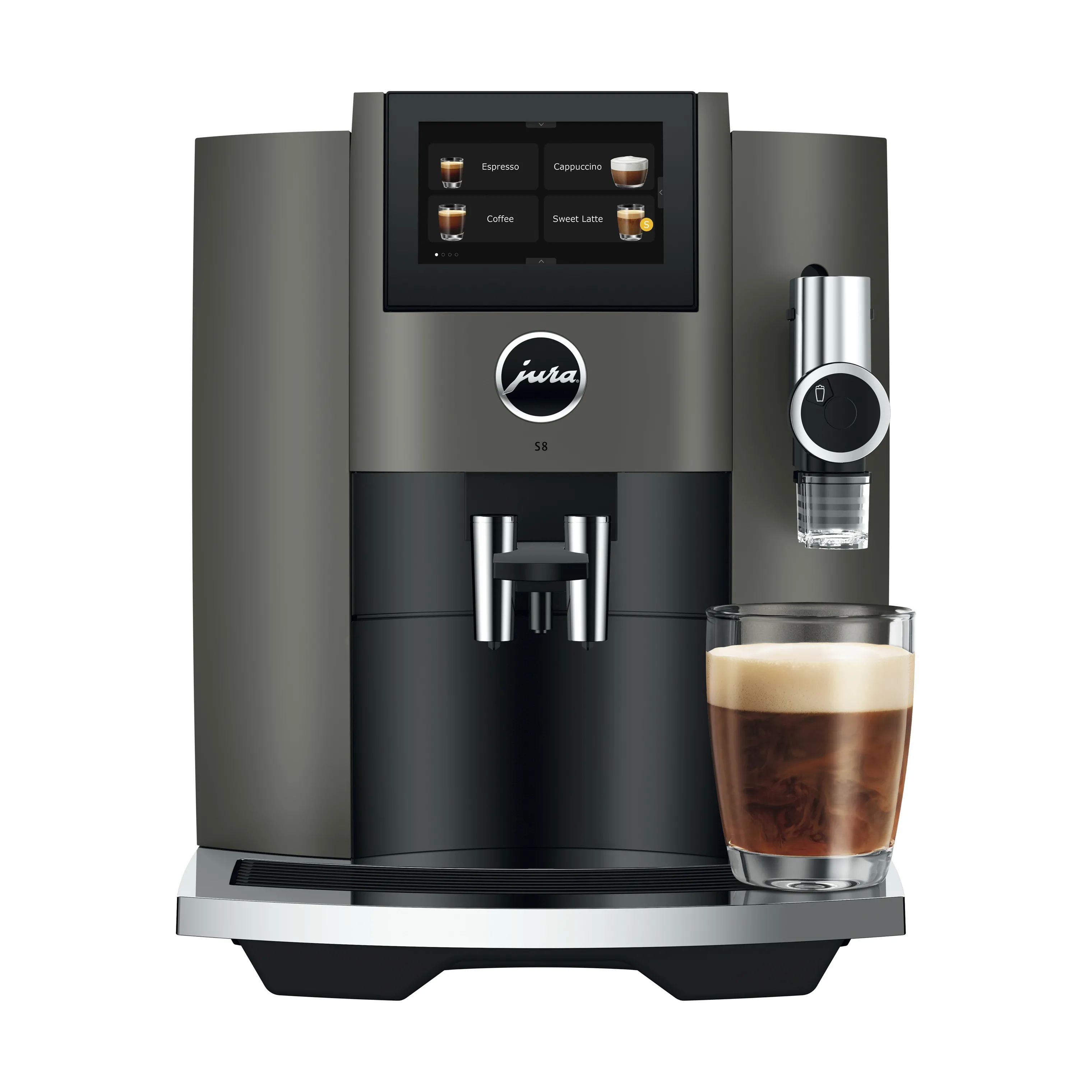 JURA Espressomaskiner S8 (EB) Kaffemaskine i Dark Inox, 2