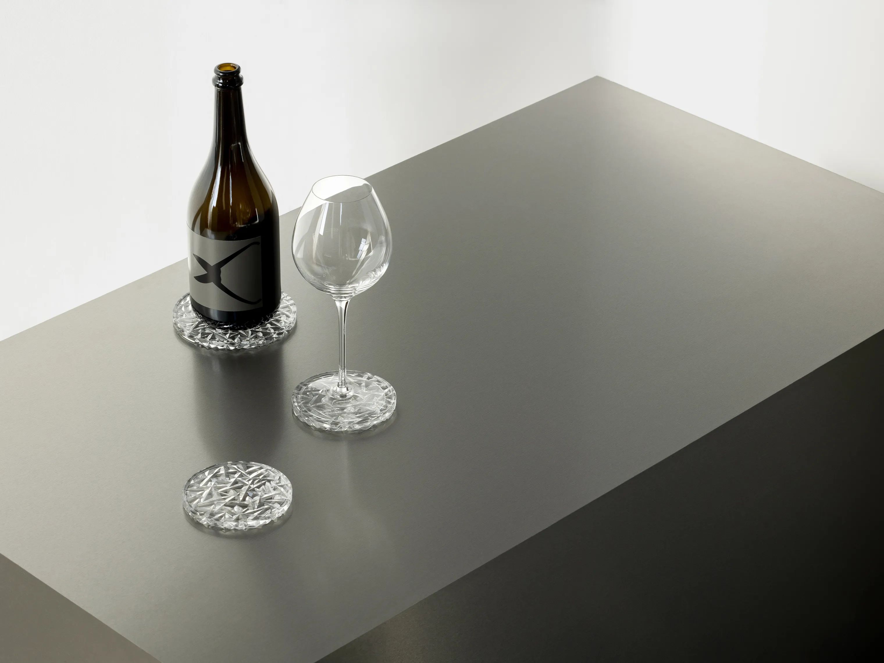 Orrefors Bordskånere Carat Coaster - 2 stk. i Klar, 2