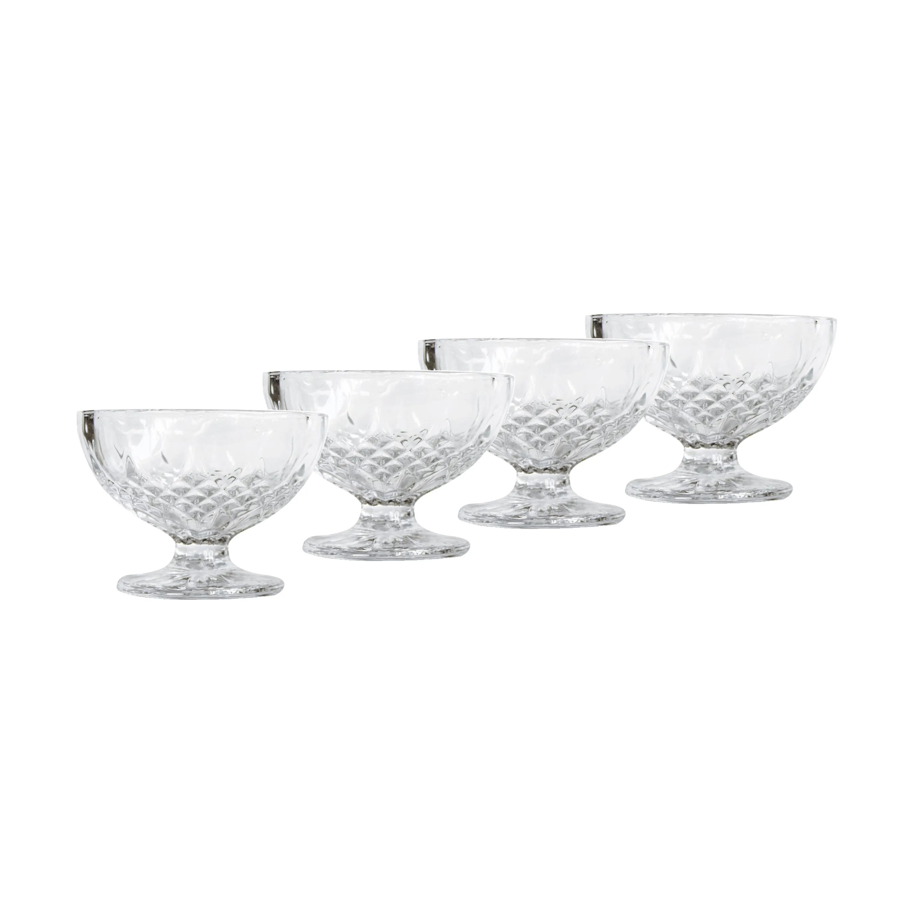 Aida Kagetallerkener Harvey Dessertskål - 4 stk. i Glas, 1