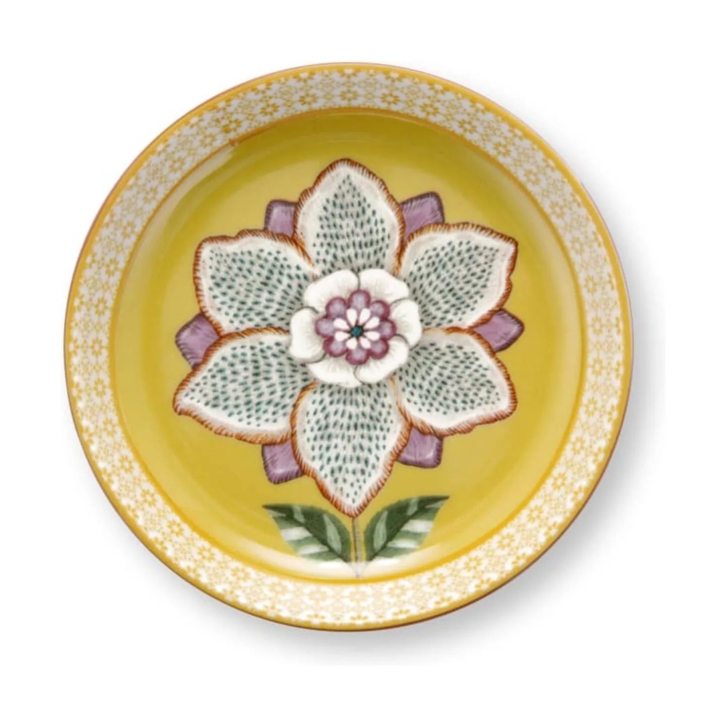 PIP Studio Kagetallerkener Lily & Lotus Teposeholder i Yellow, 1