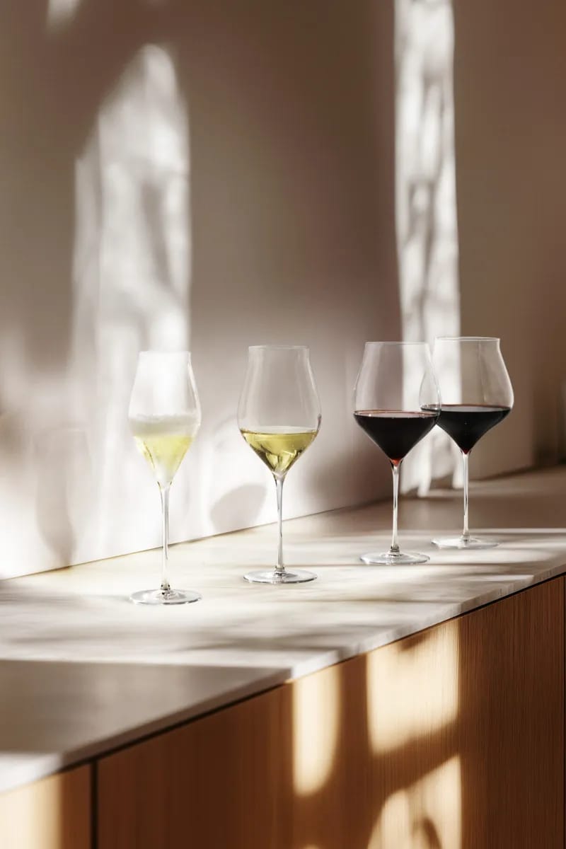 Holmegaard Rødvinsglas Notes Rødvinsglas - 2 stk. i Klar, 3