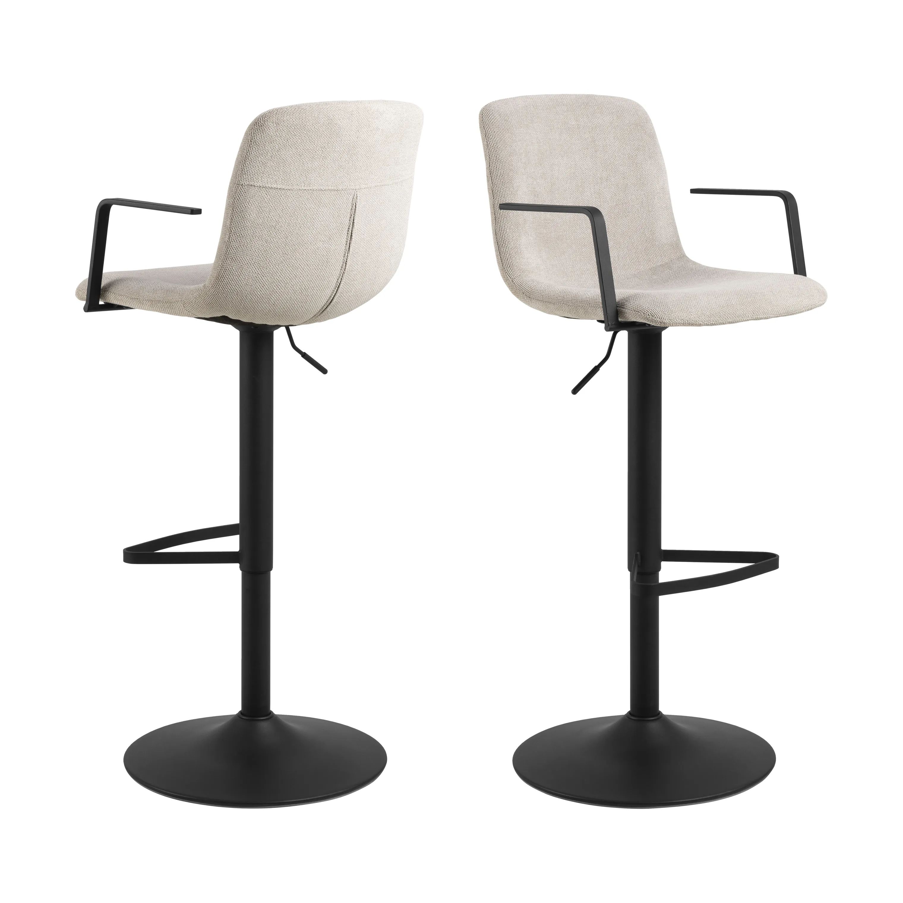 CASA Living Barstole Pablo Barstol - 2 stk i Beige, 3