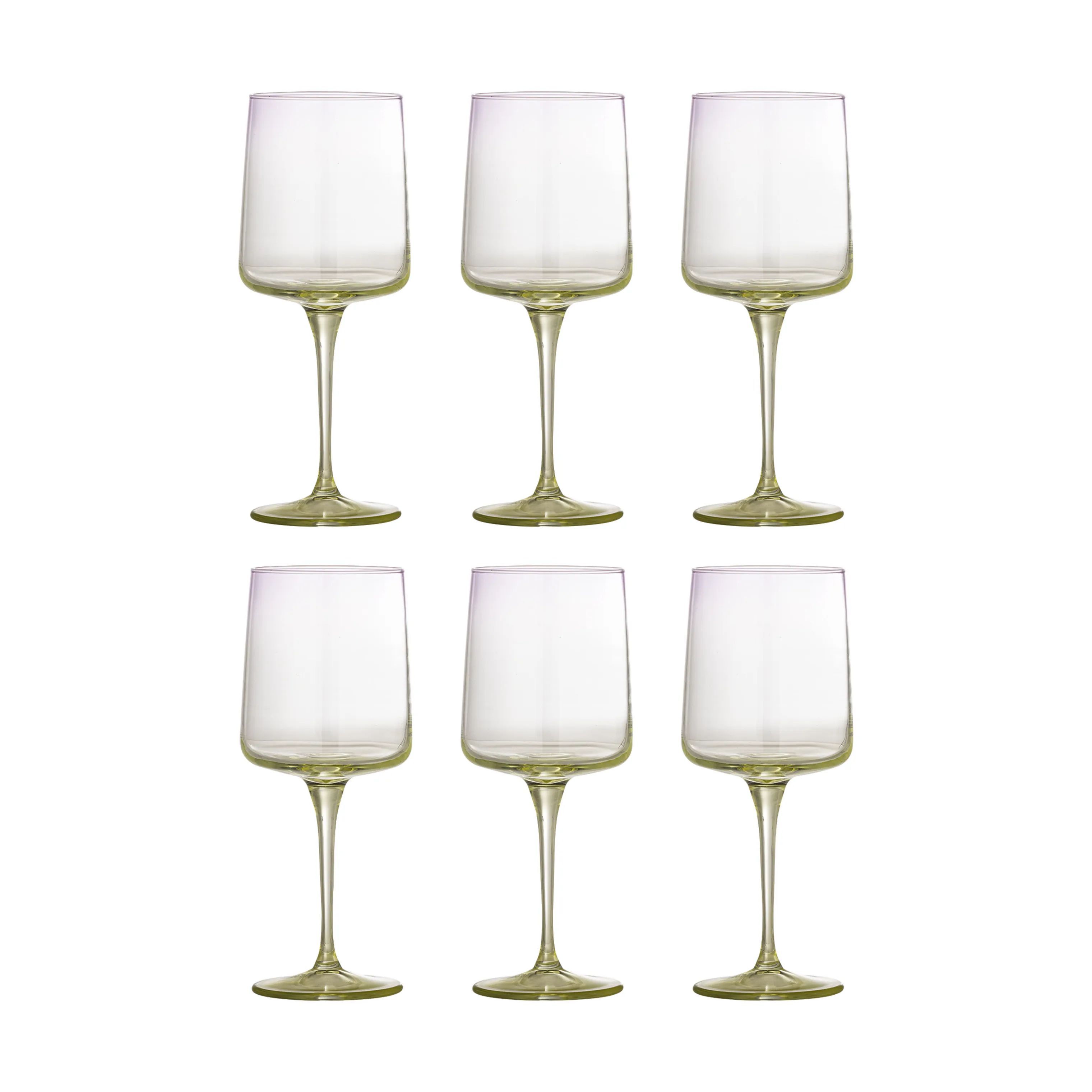 Bloomingville Hvidvinsglas Luciana Vinglas - 6 stk. i Lilla, 1