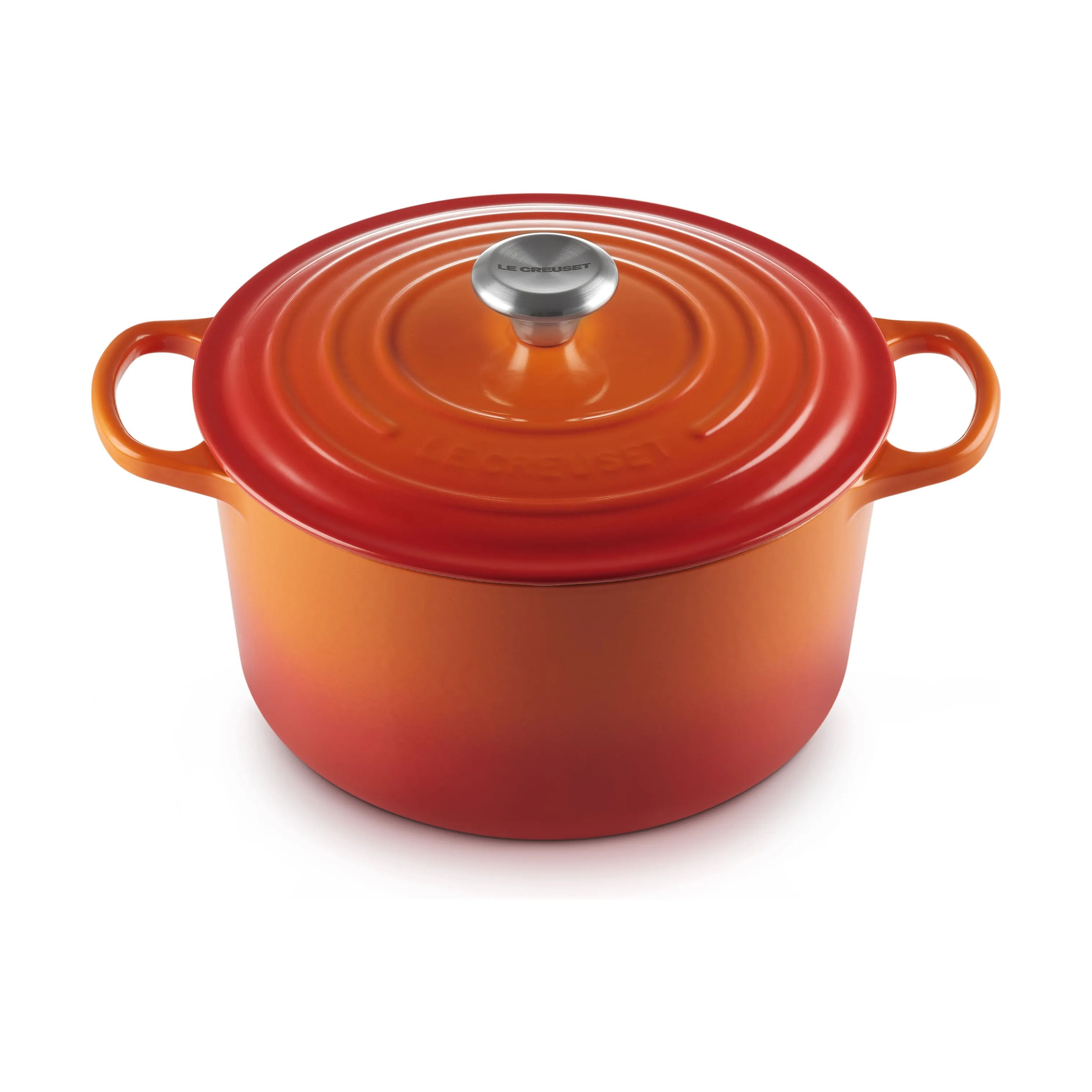 Le Creuset Gryder Signature Gryde i Volcanic, 6.3 L, 1