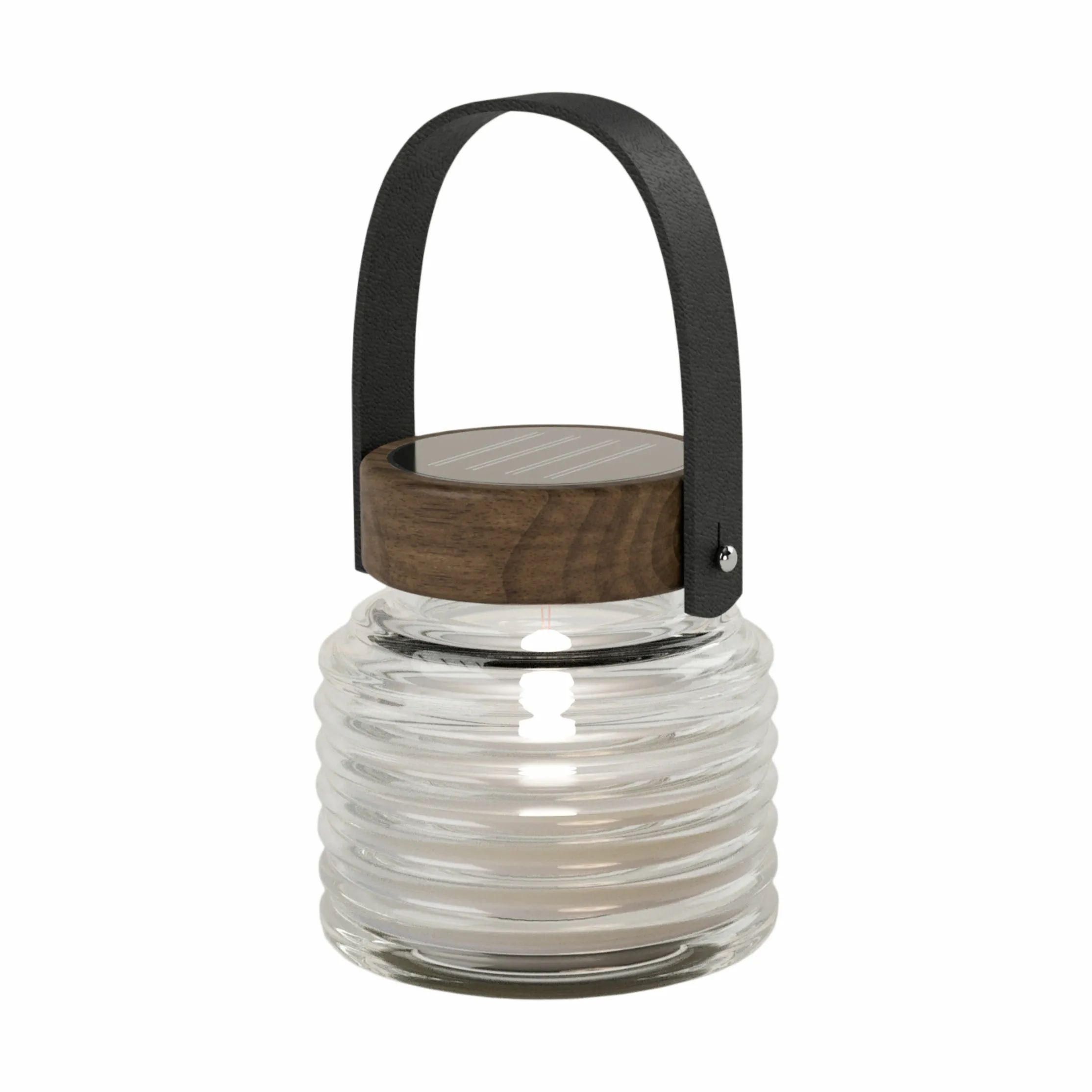 Sirius LED-lys Aston Solar LED Krukke i Sort/brun, 14,3 cm, 1