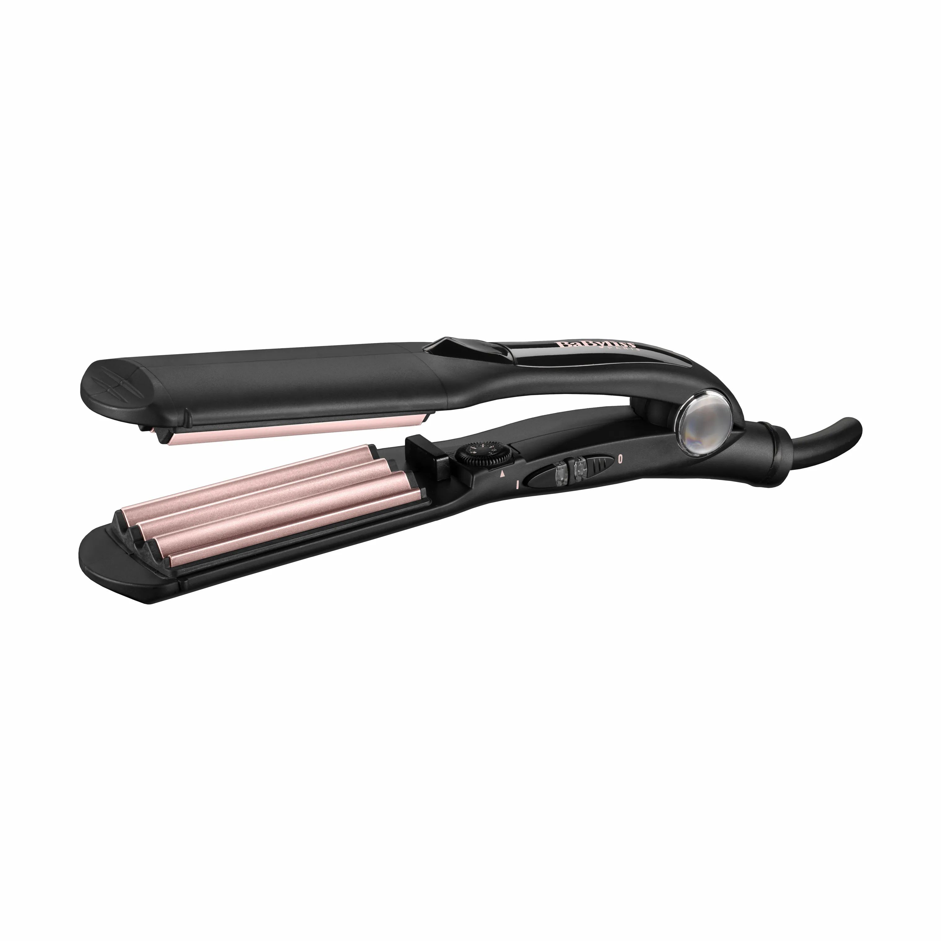 BaByliss Krøllejern The Crimper Crepejern i Sort/rose gold, 1