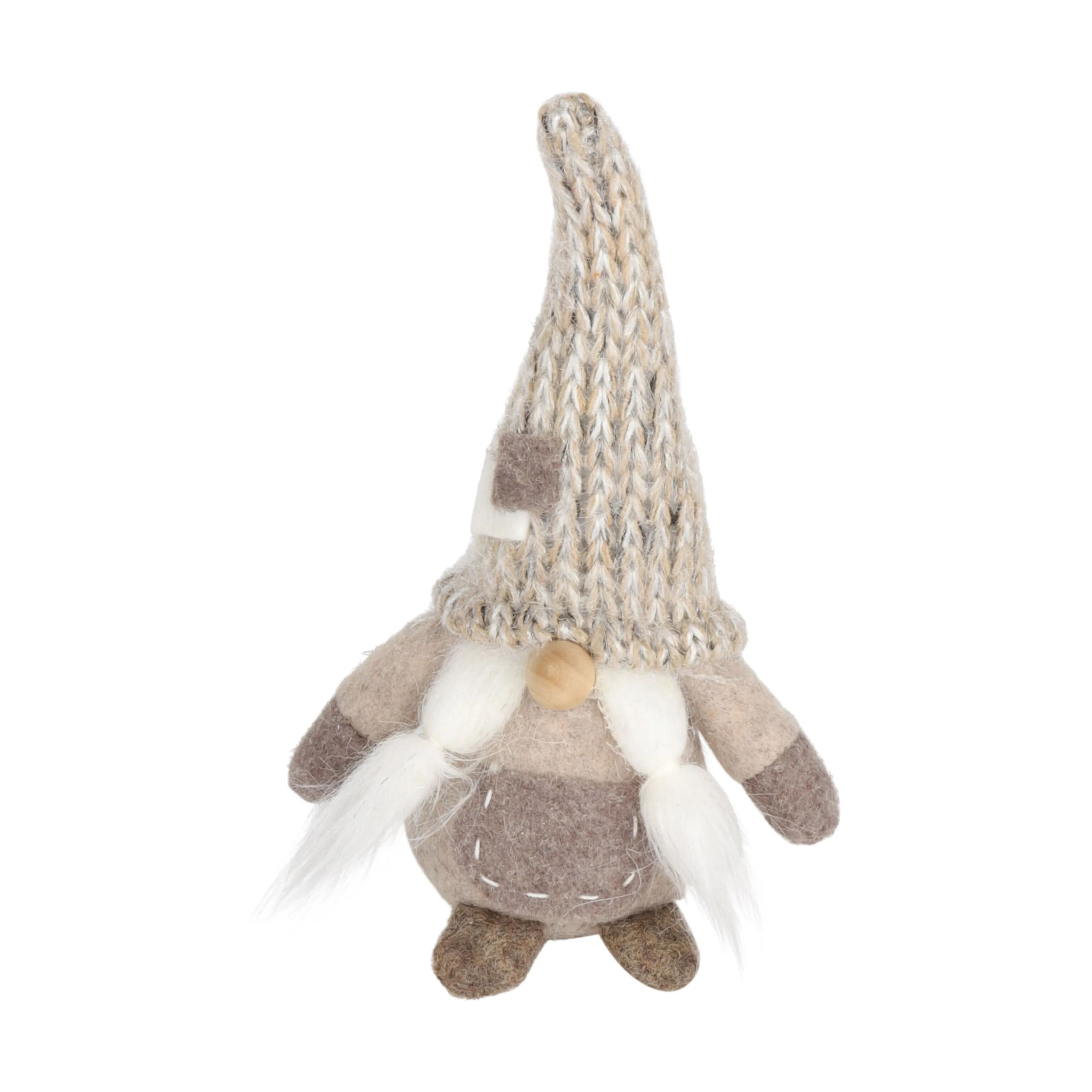 Casa Christmas Julefigurer Filtnisse i beige, 12 cm, 1