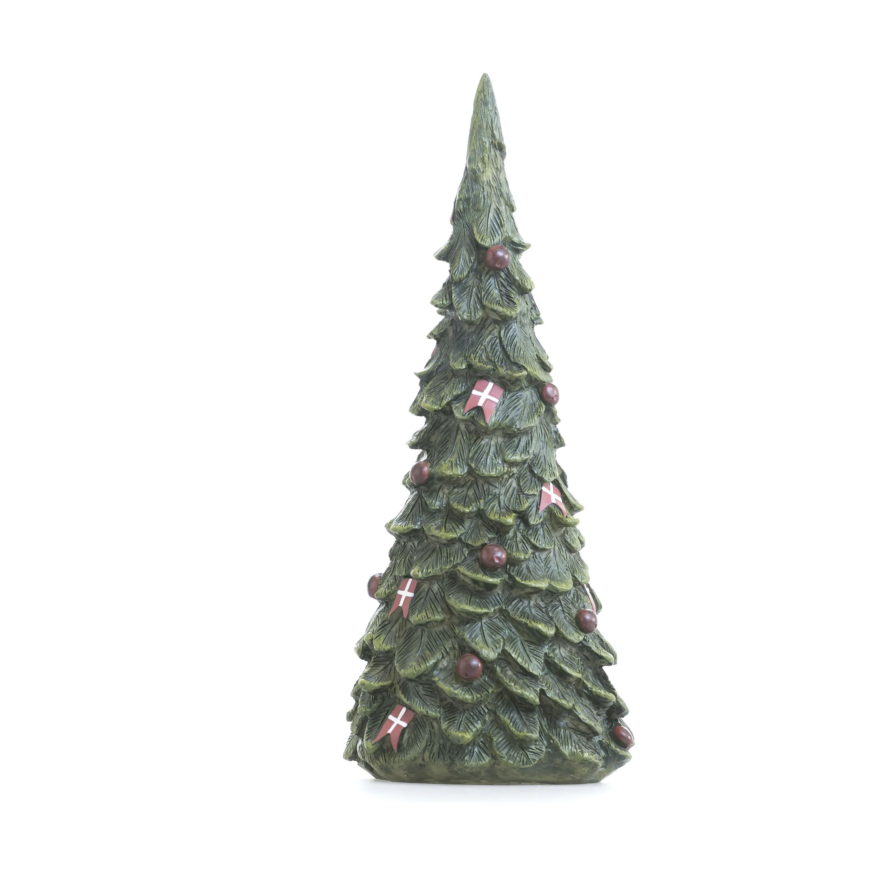 Klarborg Julefigurer Juletræ - Stor i Grøn, 22 cm, 1
