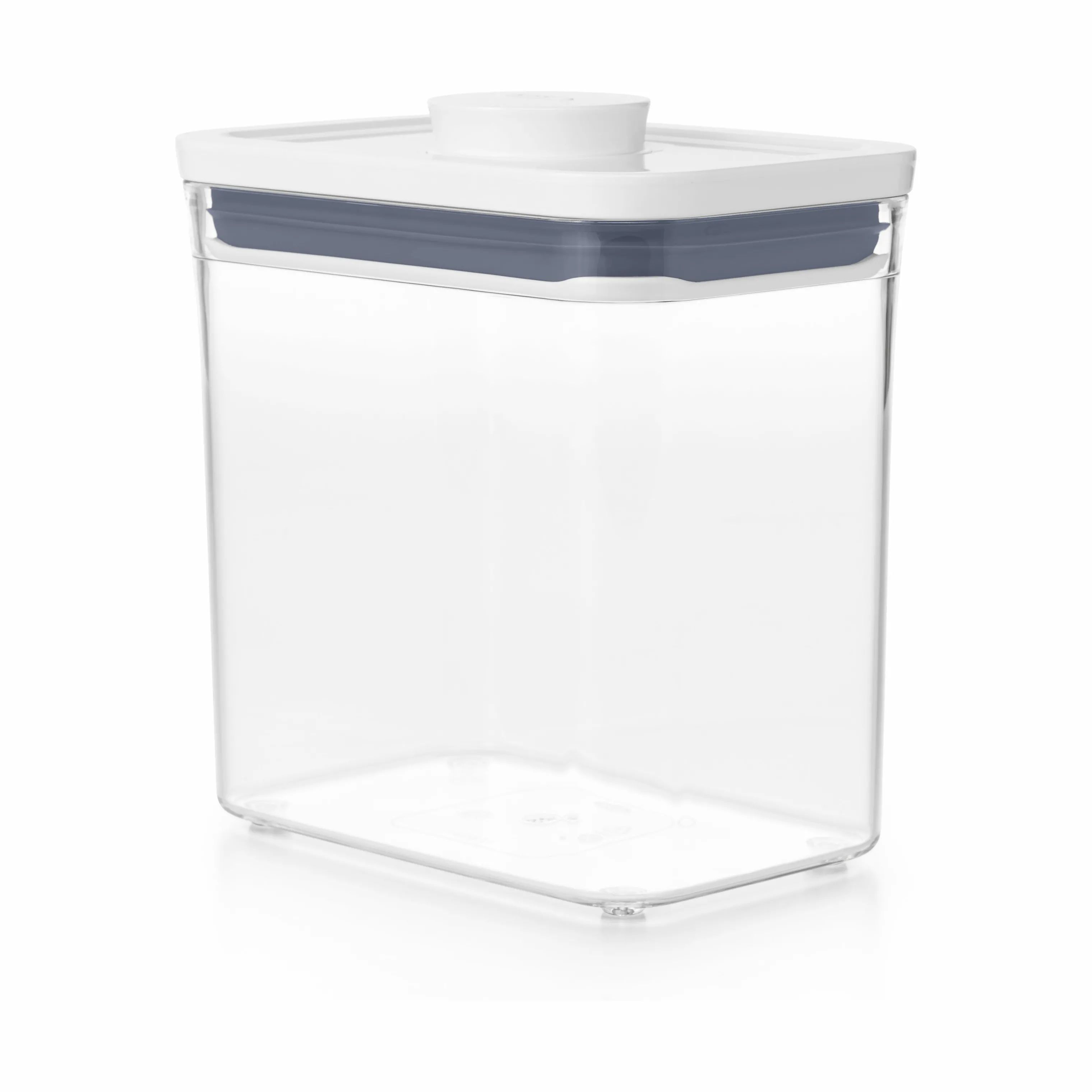OXO Opbevaringsbokse POP Opbevaringsboks i hvid;klar;grå, H16 cm x 1.6 L, 1