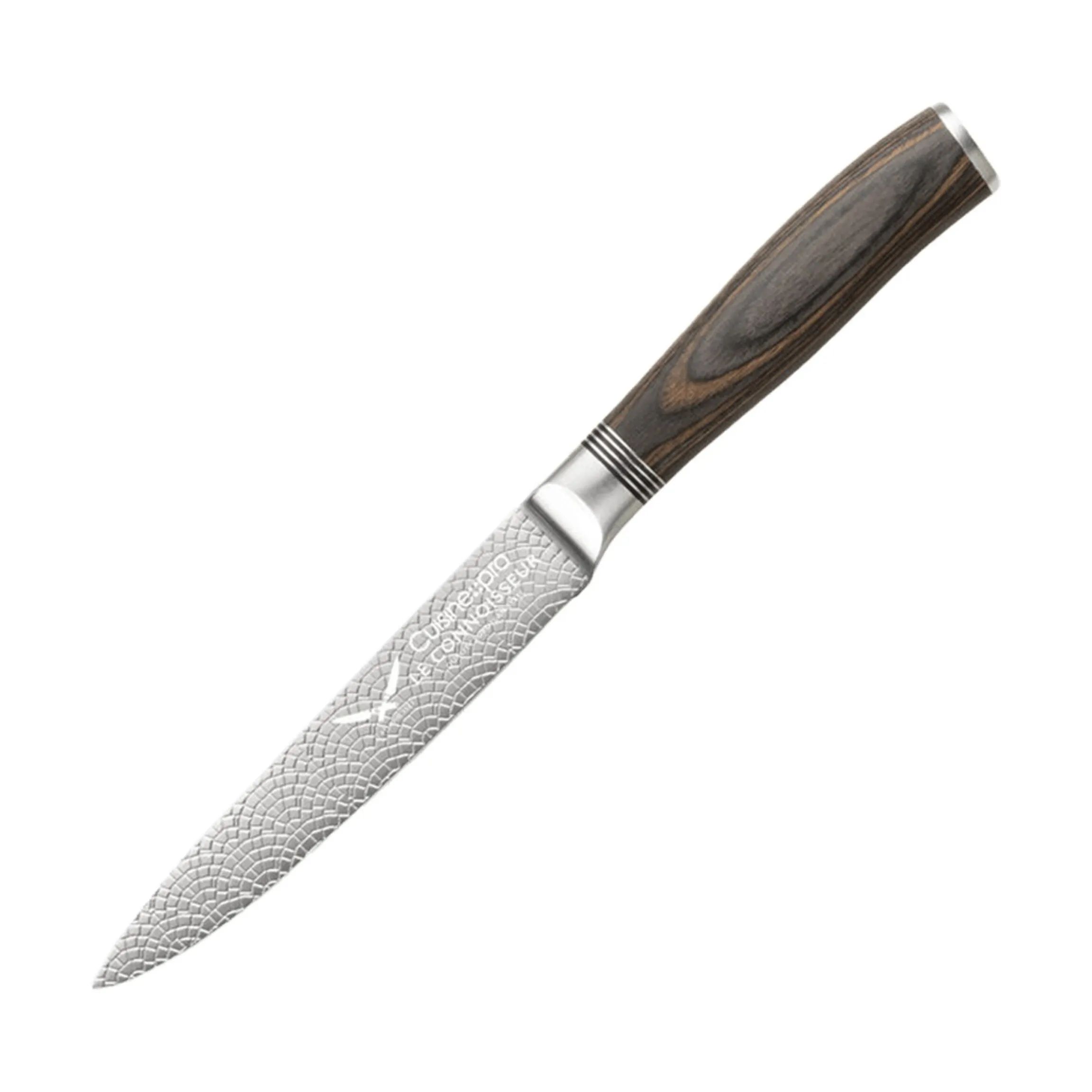 THE CUSTOM CHEF™ Universalknive Cuisine::pro Le Connoisseur Utilty Kniv i Brun, 1