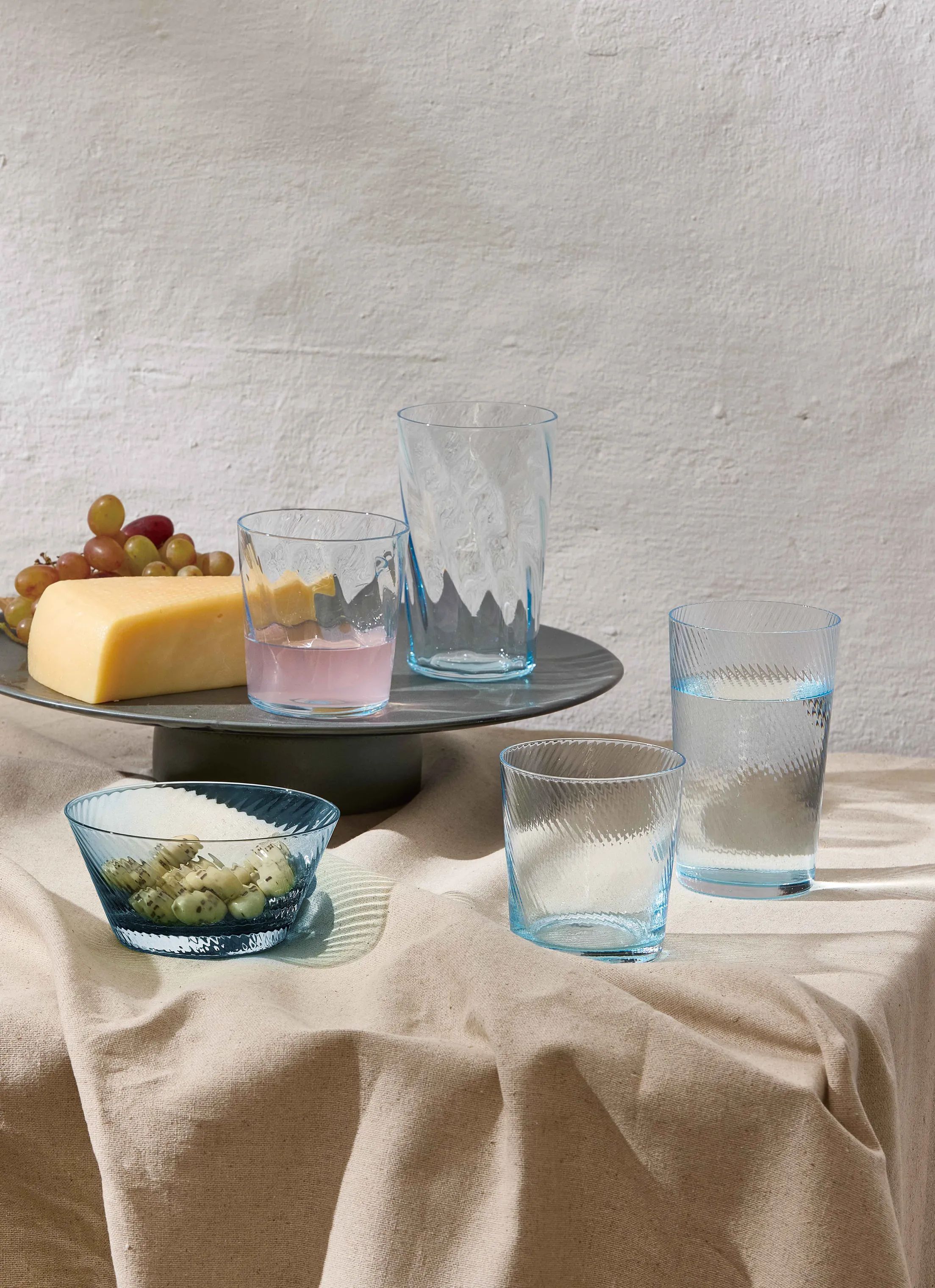 RAW by Aida Highball glas Unique Highball Glas i Light Blue, 3