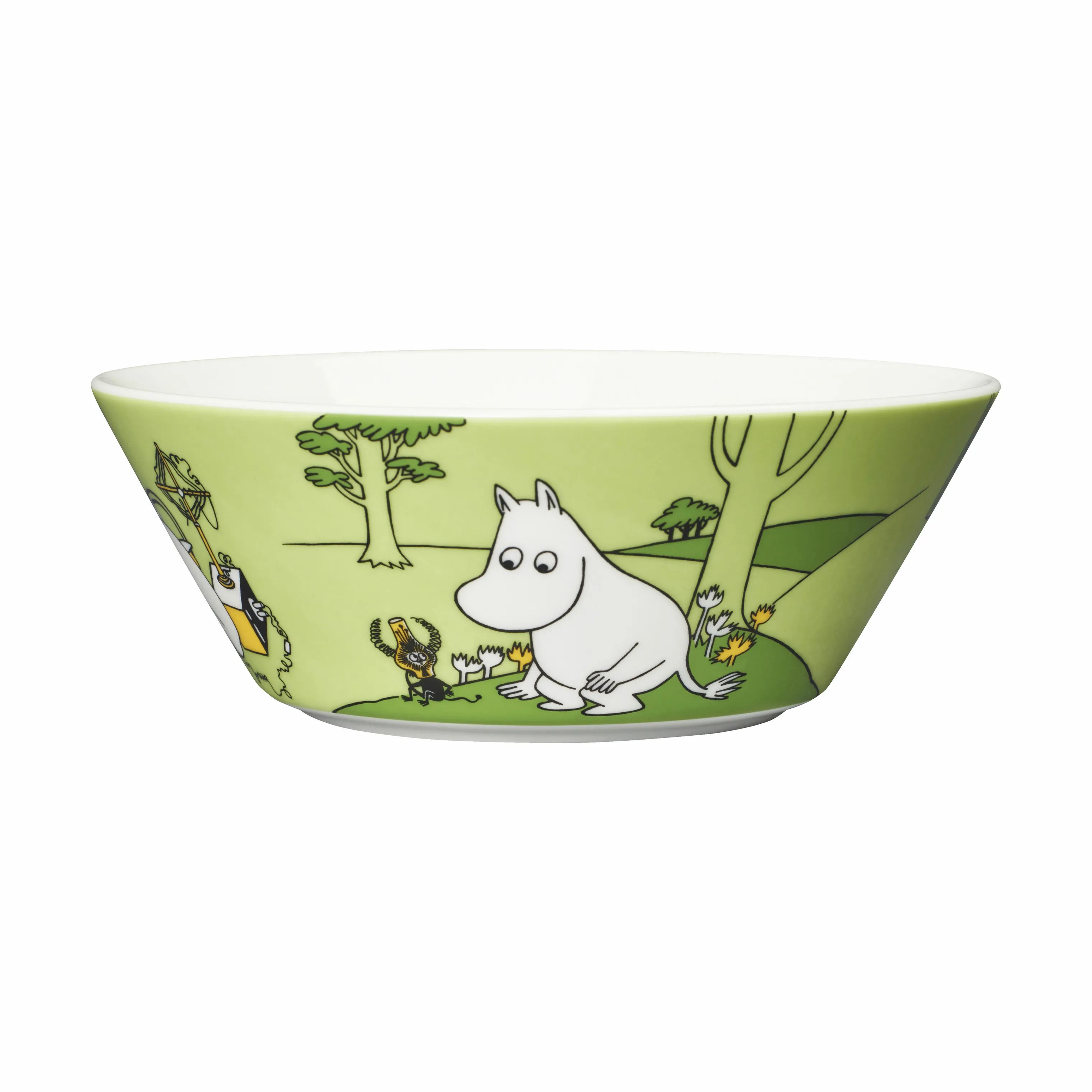 Moomin Arabia Serveringsskåle Kærester Skål - Mumitrold i Mumitrold Grøn, 1