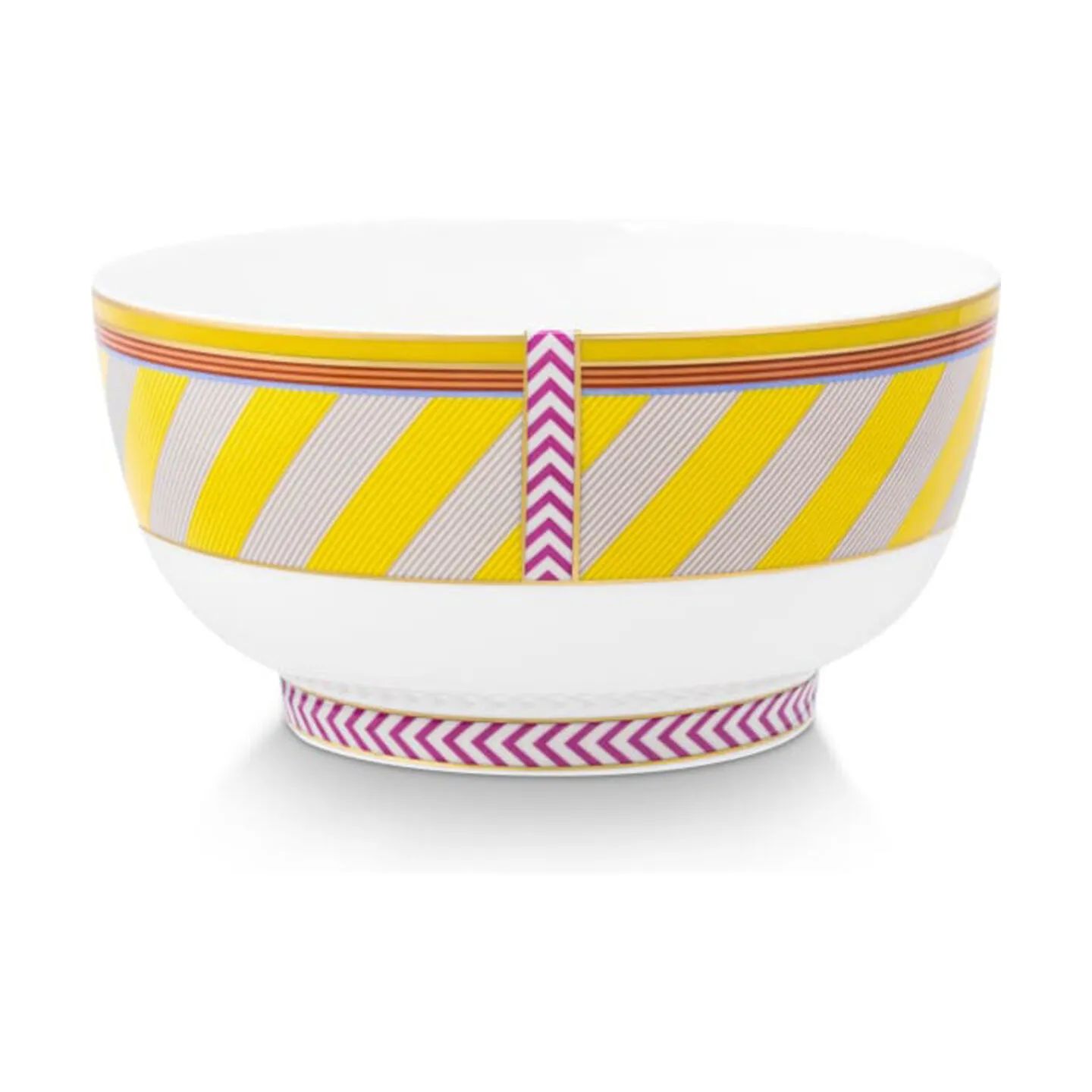 PIP Studio Serveringsskåle Pip Chique Skål i Gul/pink, 15,5 cm, 4
