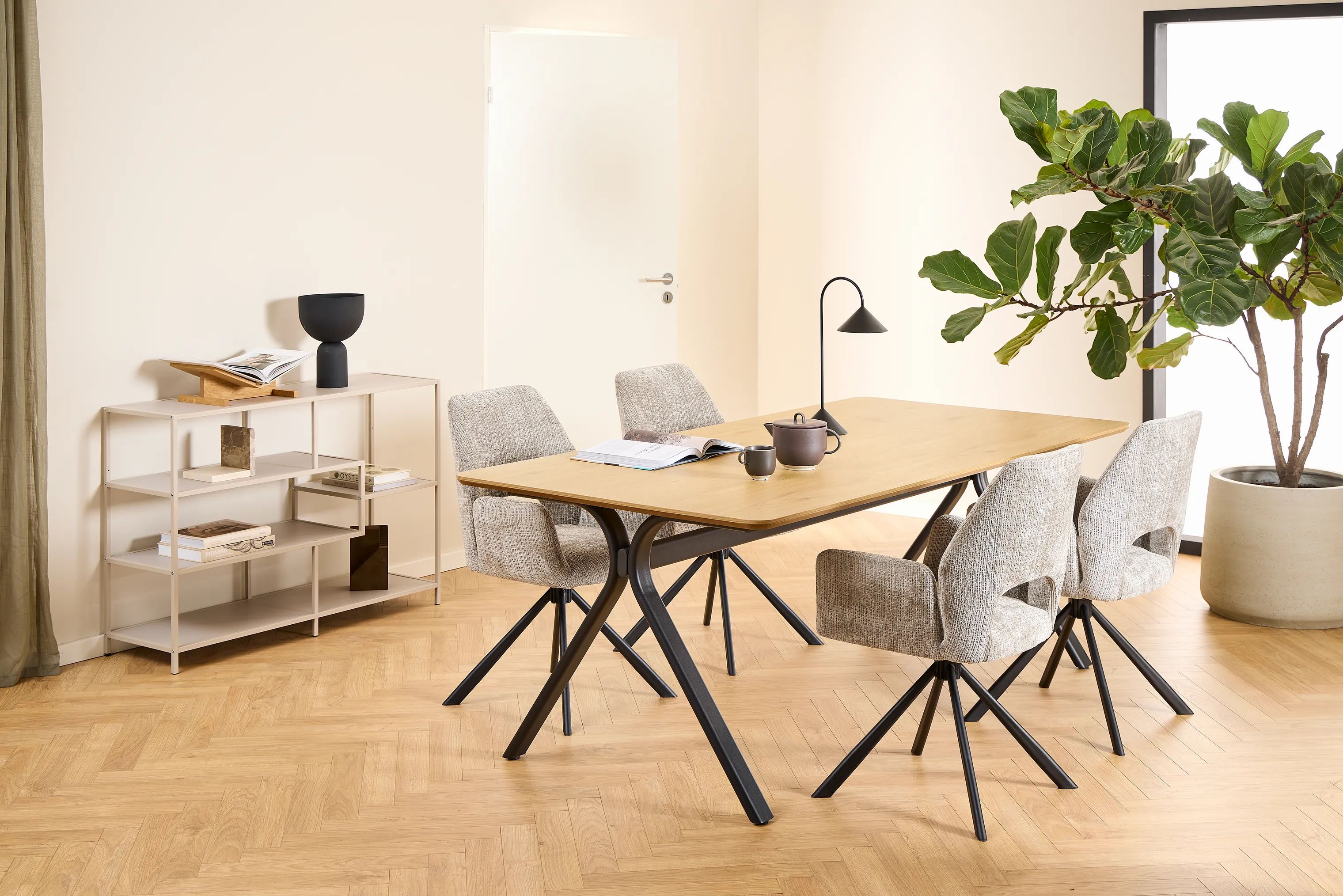 CASA Living Reoler og tilbehør Seaford Reol i 78 cm, 2