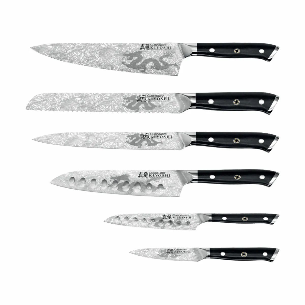 THE CUSTOM CHEF™ Knivblokke med knive Cuisine::pro®
KIYOSHI™ Cuisine::pro KIYOSHI™ Kei Knivblok - 7 dele i Brun/sølv, 4