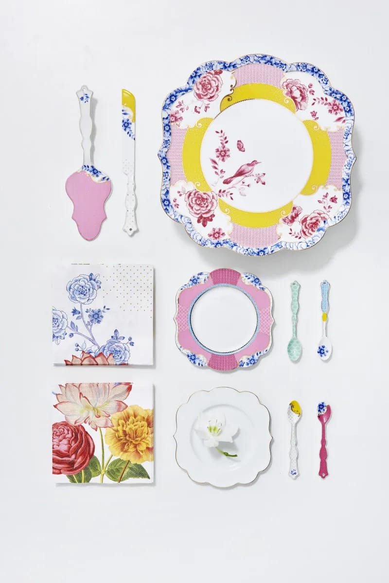 PIP Studio Kagetallerkener Royal Multi Kagetallerken i Hvid/lyserød, 2