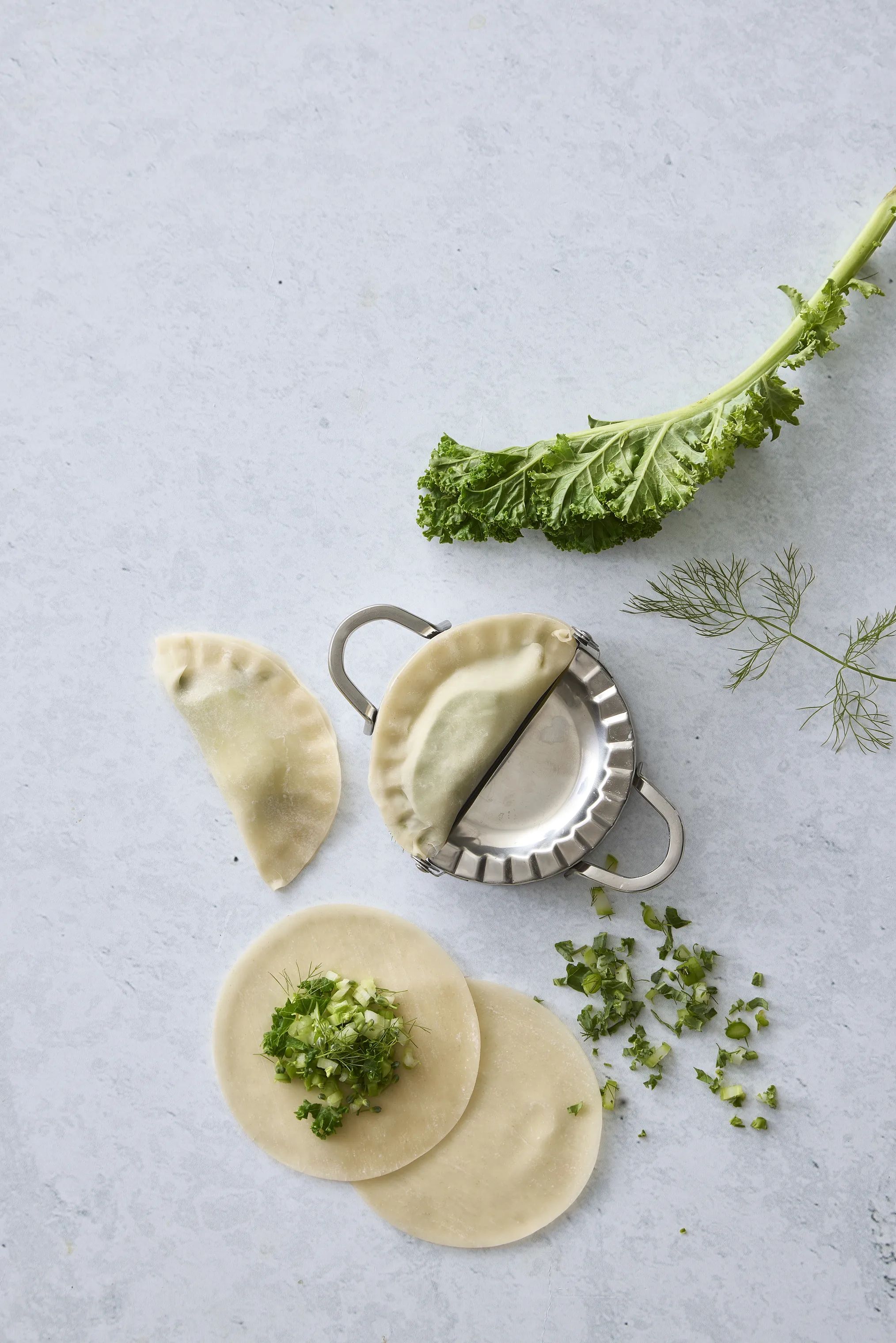 Timm Vladimir Kitchen Øvrigt køkkengrej Dumplingspresser i stål, 3