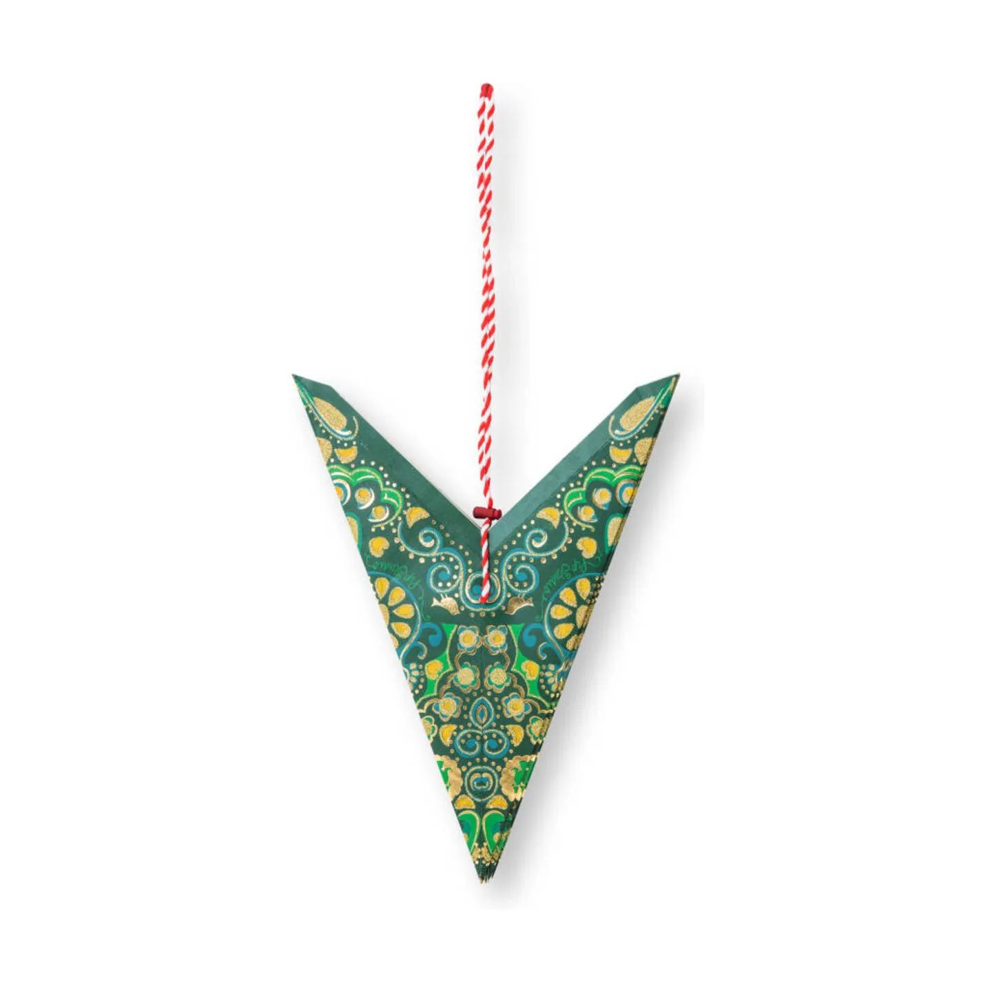 PIP Studio Juleophæng Christmas Julestjerne i Mørkegrøn, 60 cm, 4