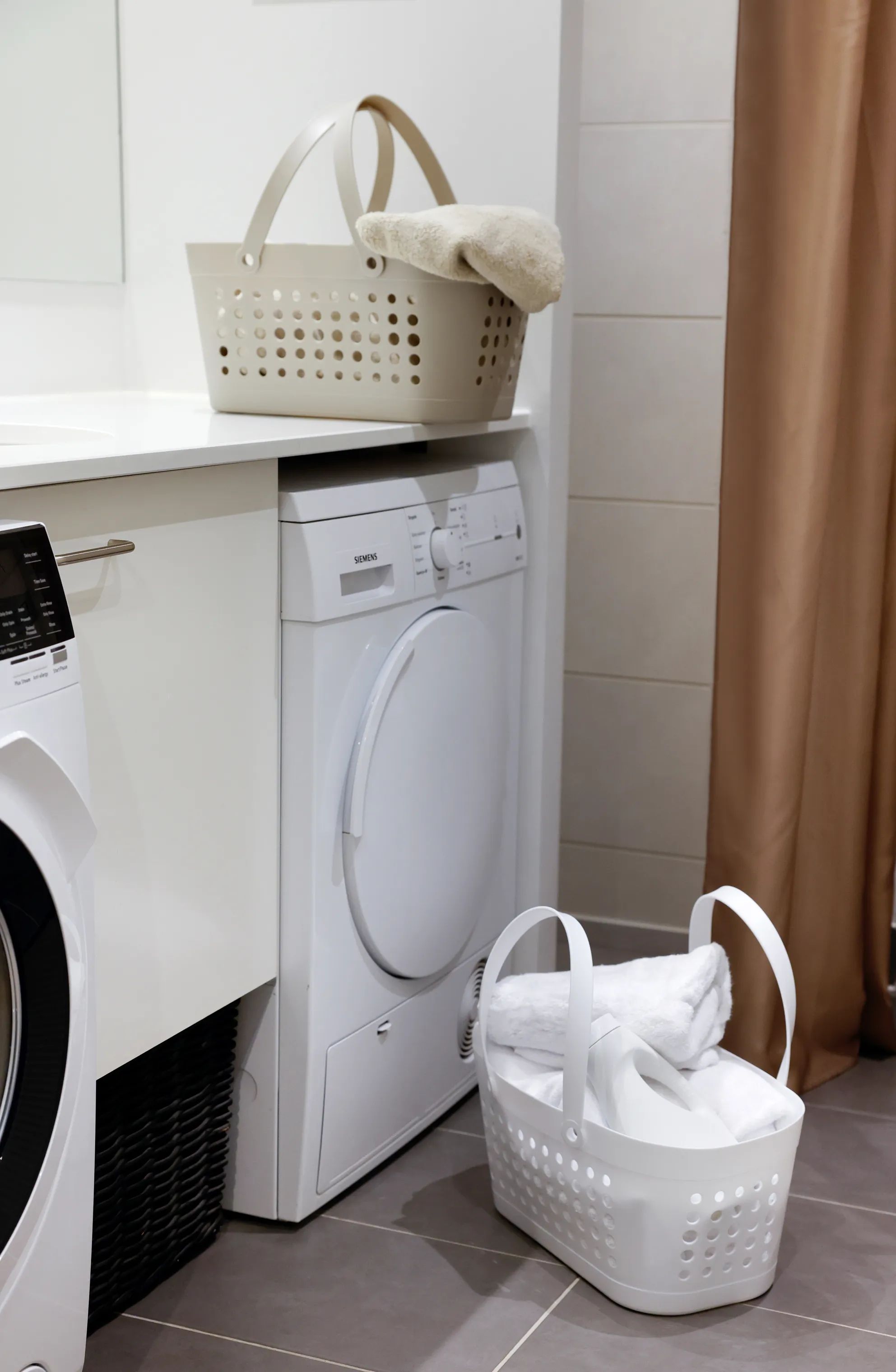 CASA Living Kurve Opbevaringskurv i Hvid, 2