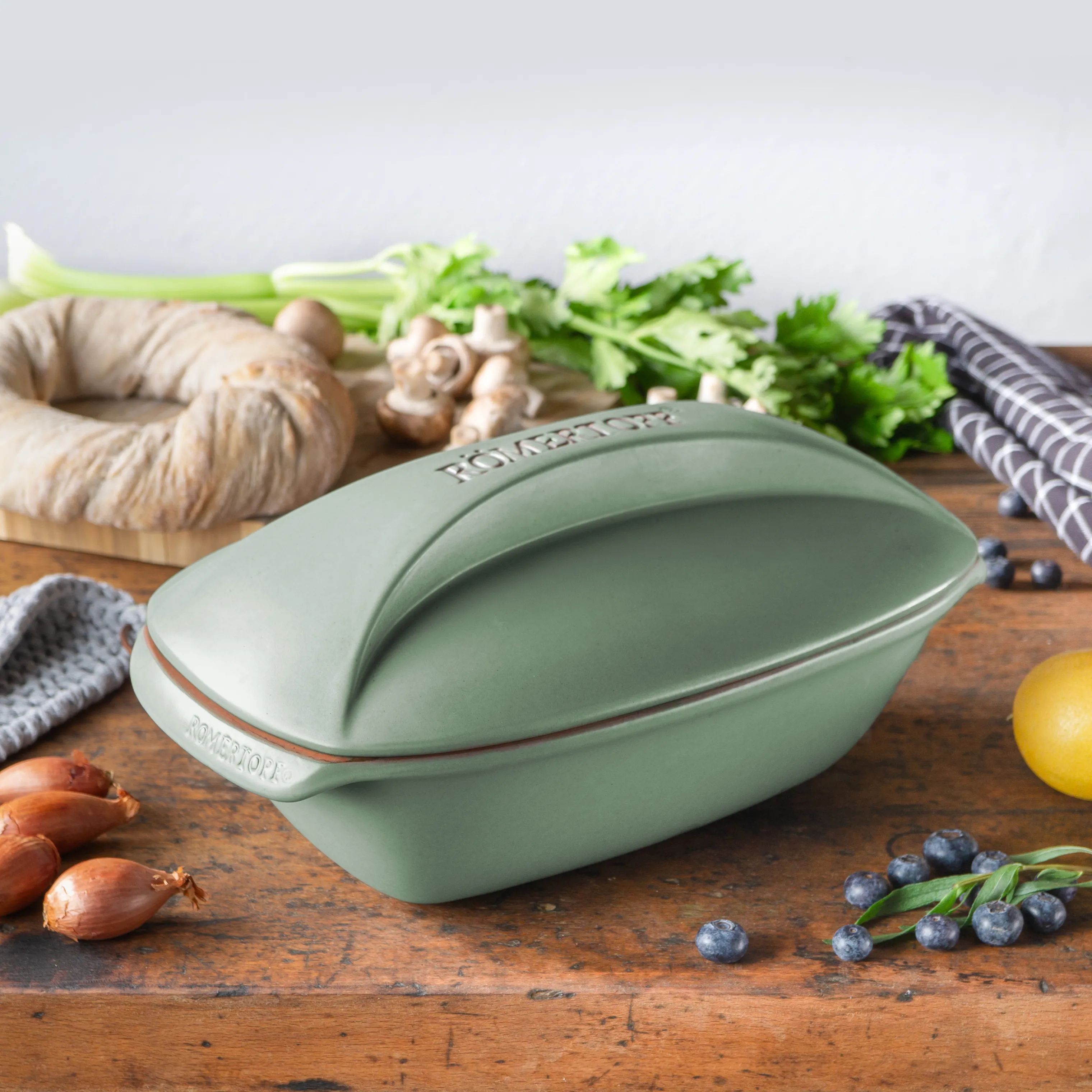 Römertopf Stegesøer Culinario Stegeso i Grøn, 2