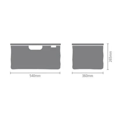 Brabantia Vasketøjskurve Foldbar Vasketøjskurv i Black, 2