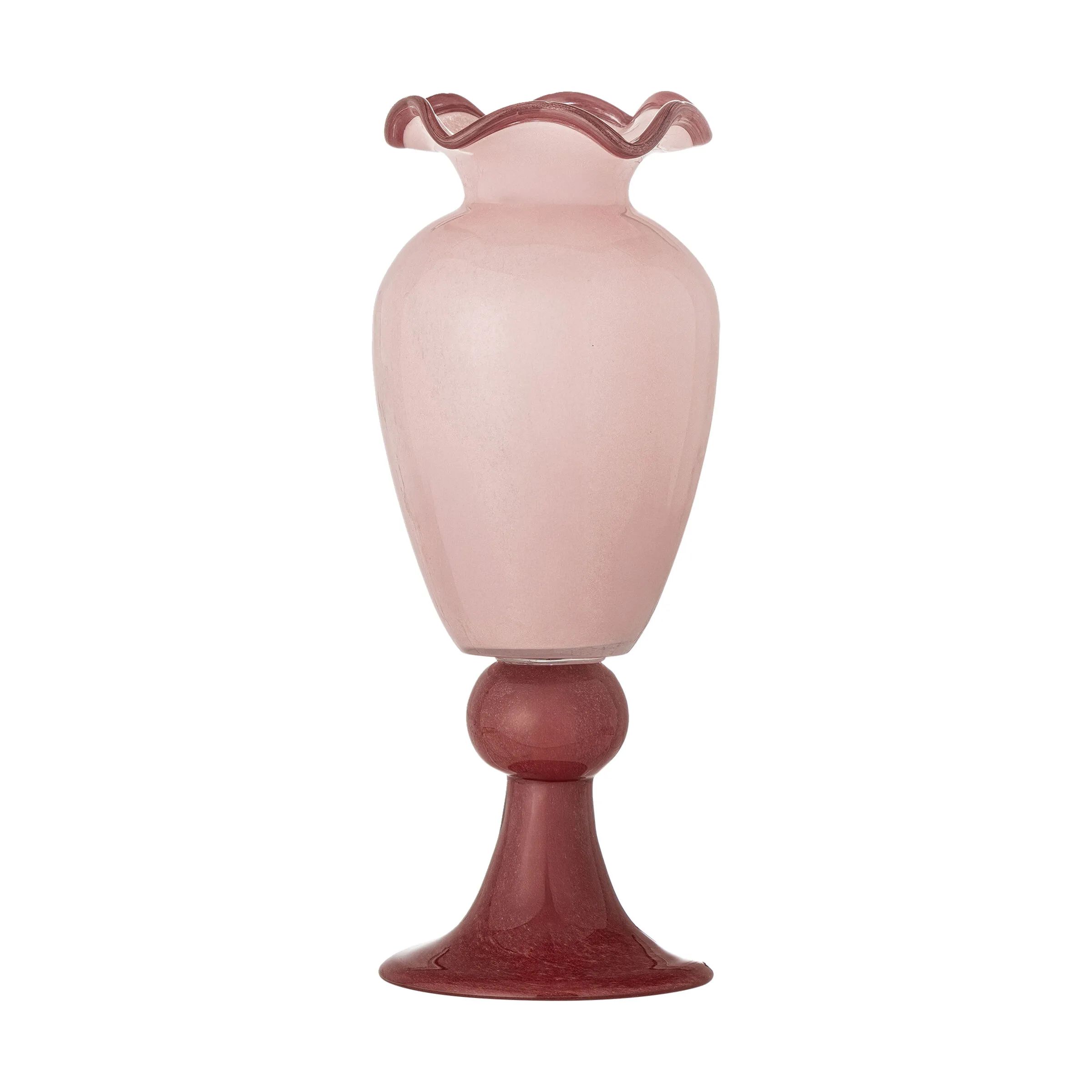 Bloomingville Vaser Vase - Frills i Lyserød, 1