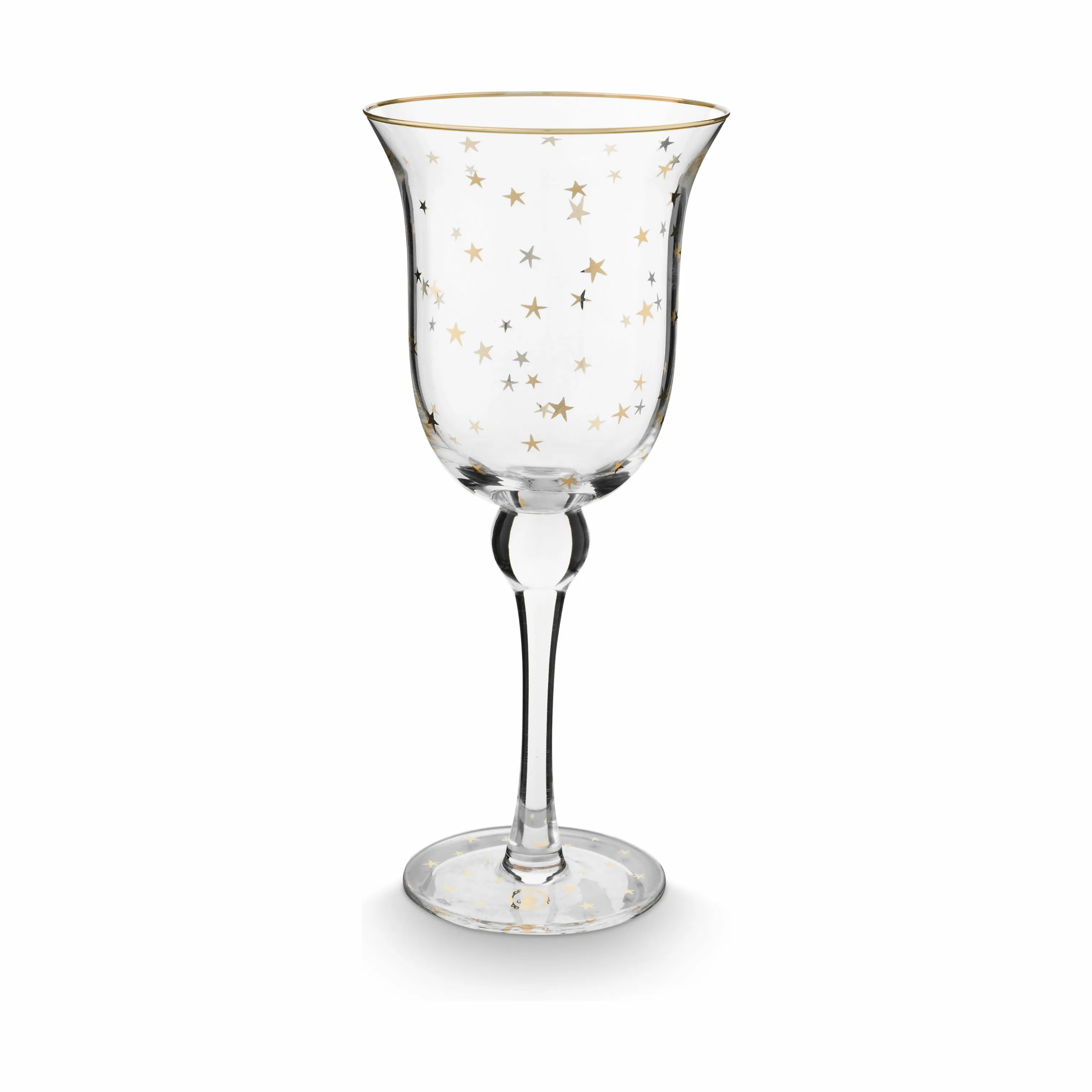 PIP Studio Hvidvinsglas Christmas Vinglas i Gold, 1