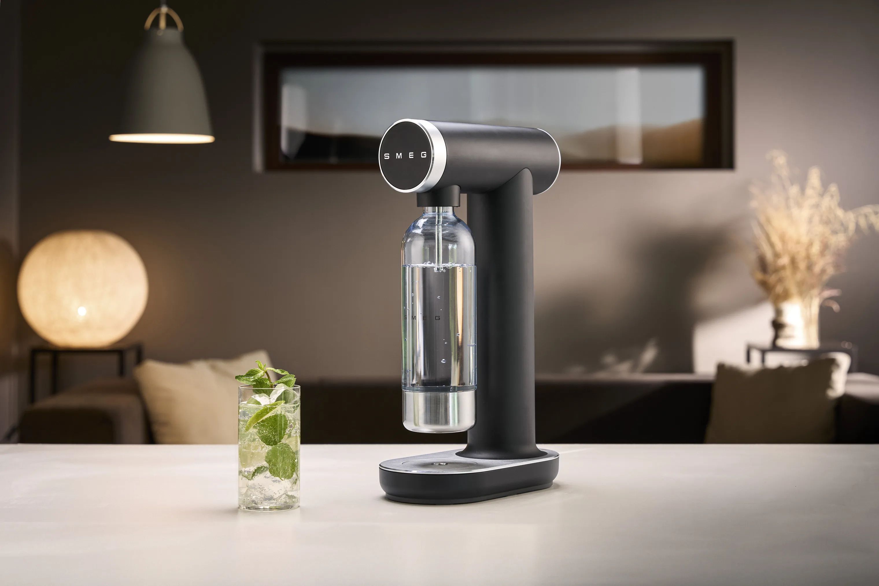 Smeg Sodavandsmaskiner Collezione Kulsyremaskine i Mat sort, 2