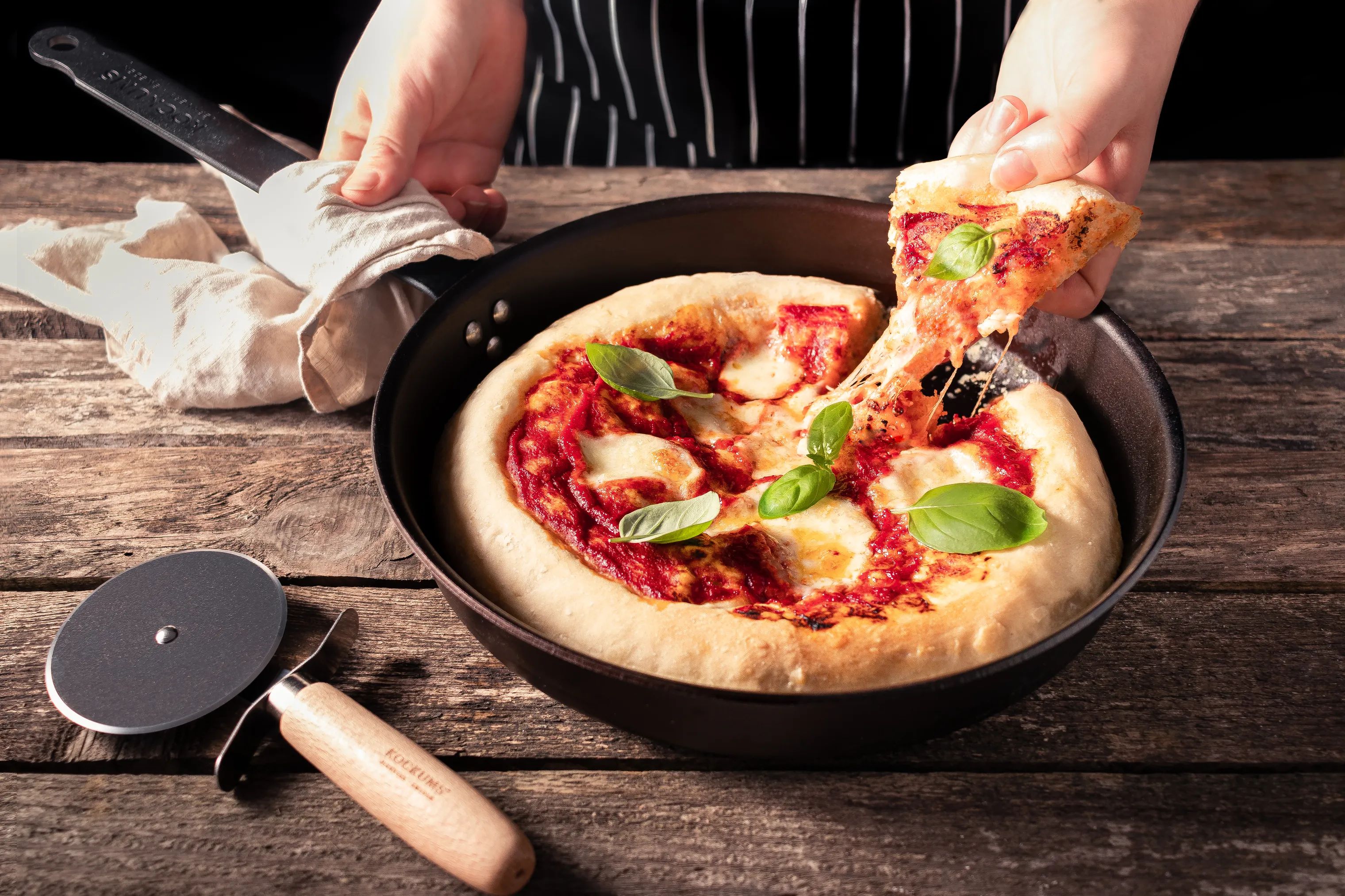 Kockums Jernverk Pizzaskærere Pizzaskærer i Natur, 4
