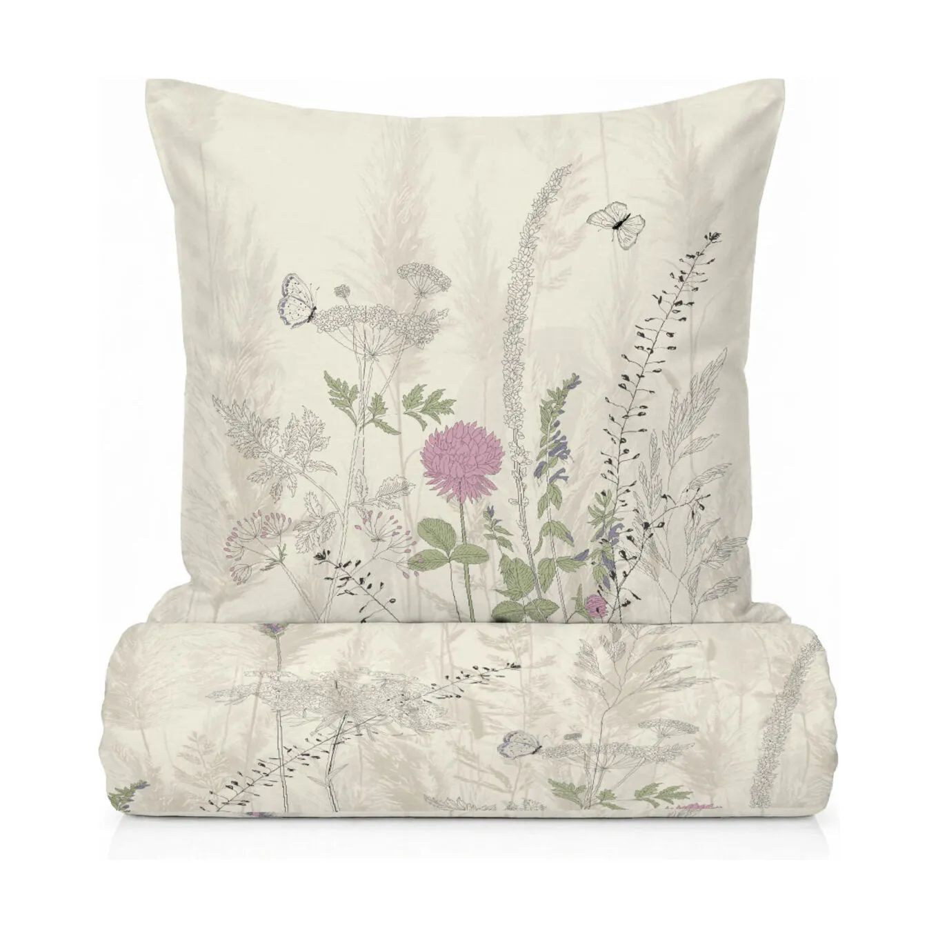 CASA Living Sengetøj Sengetøj i blomster, B140 x L220 cm, 1
