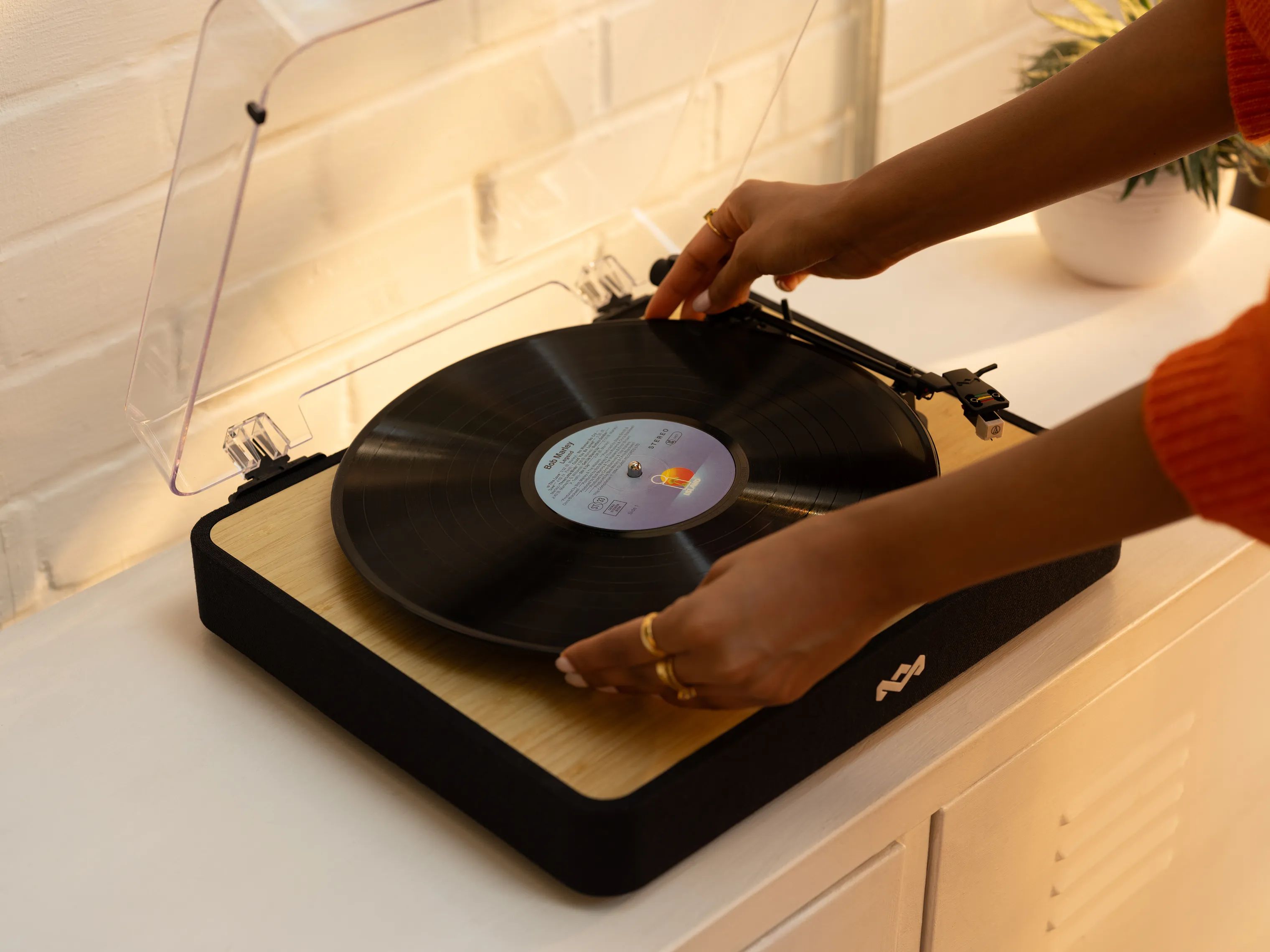 Marley Højtalere Revolution Pladespiller i Signature Black, 3