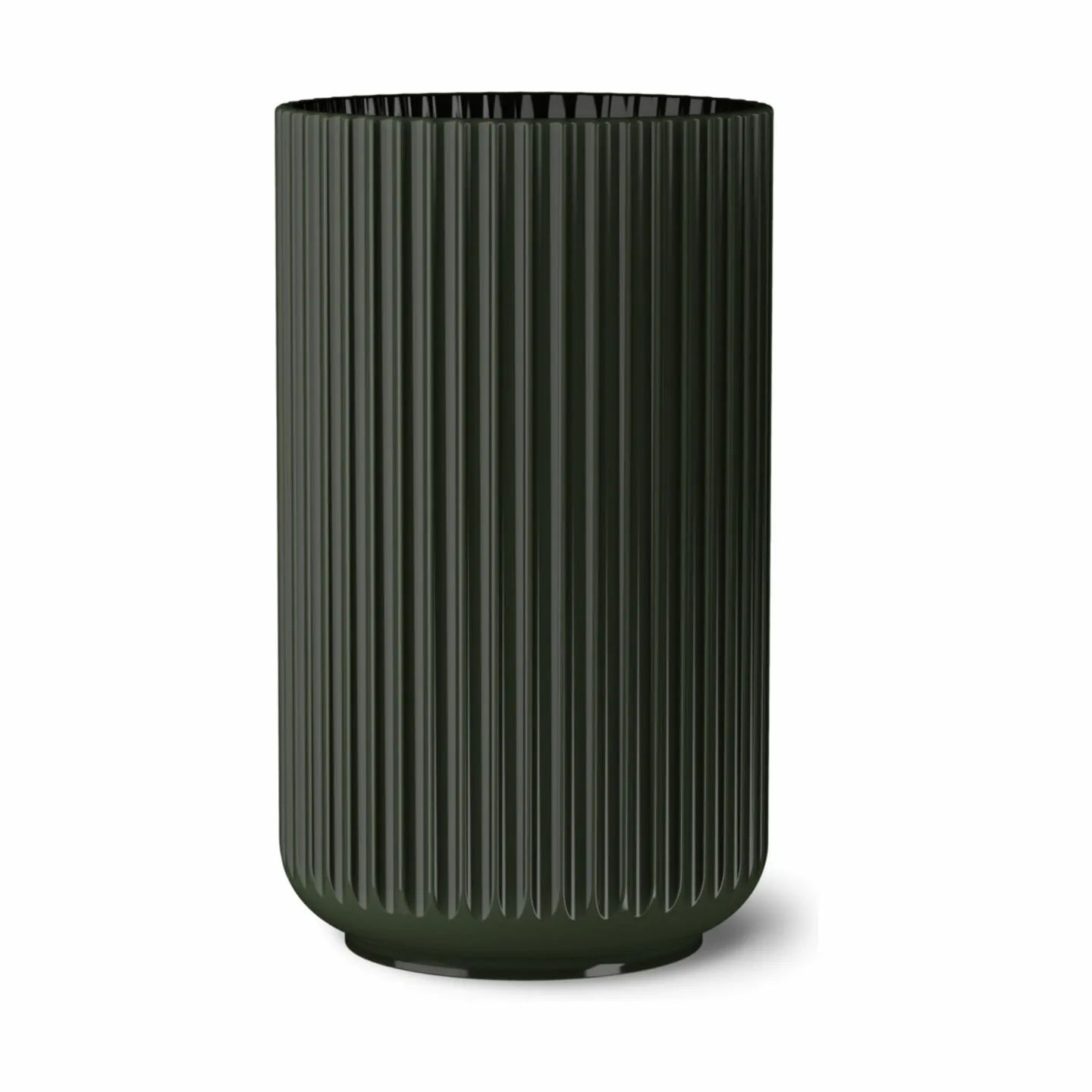 Lyngby Porcelæn Vaser Vase i Mørk grøn, 31 cm, 1