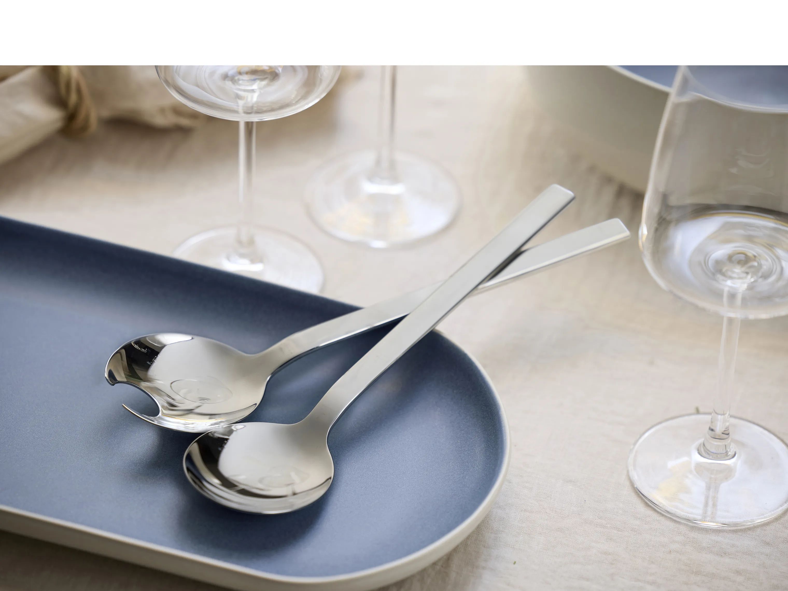 Studio Round Salatbestik Storm Salatbestik i Steel, 2
