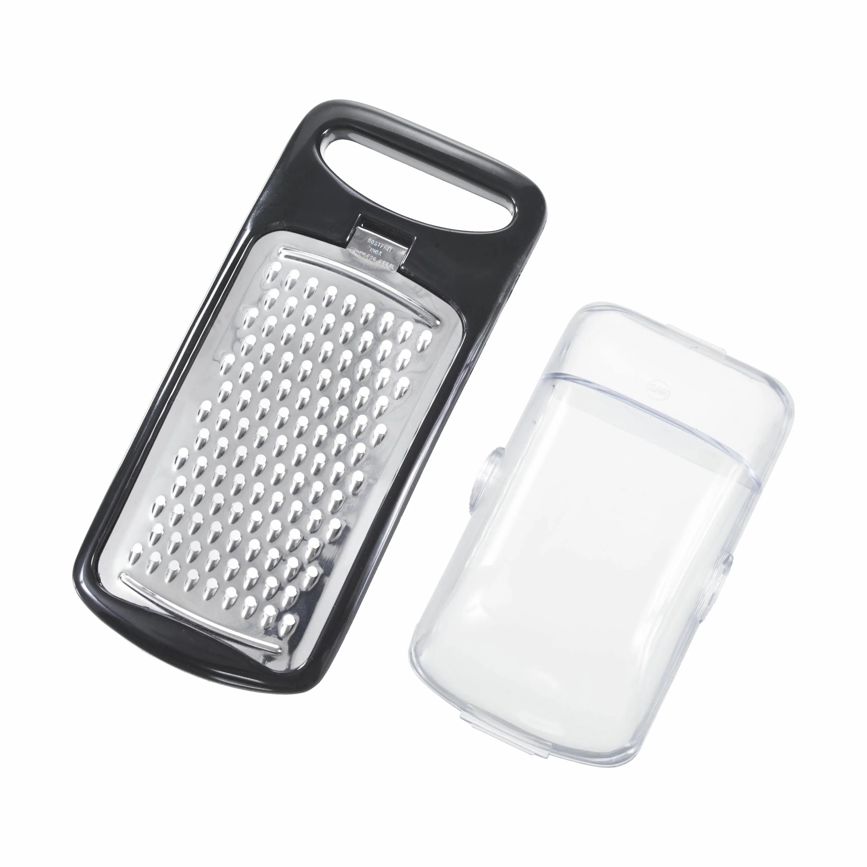 Gastromax Rivejern Mini Rivejern m. beholder i Sort/Stål/Transparent, 2