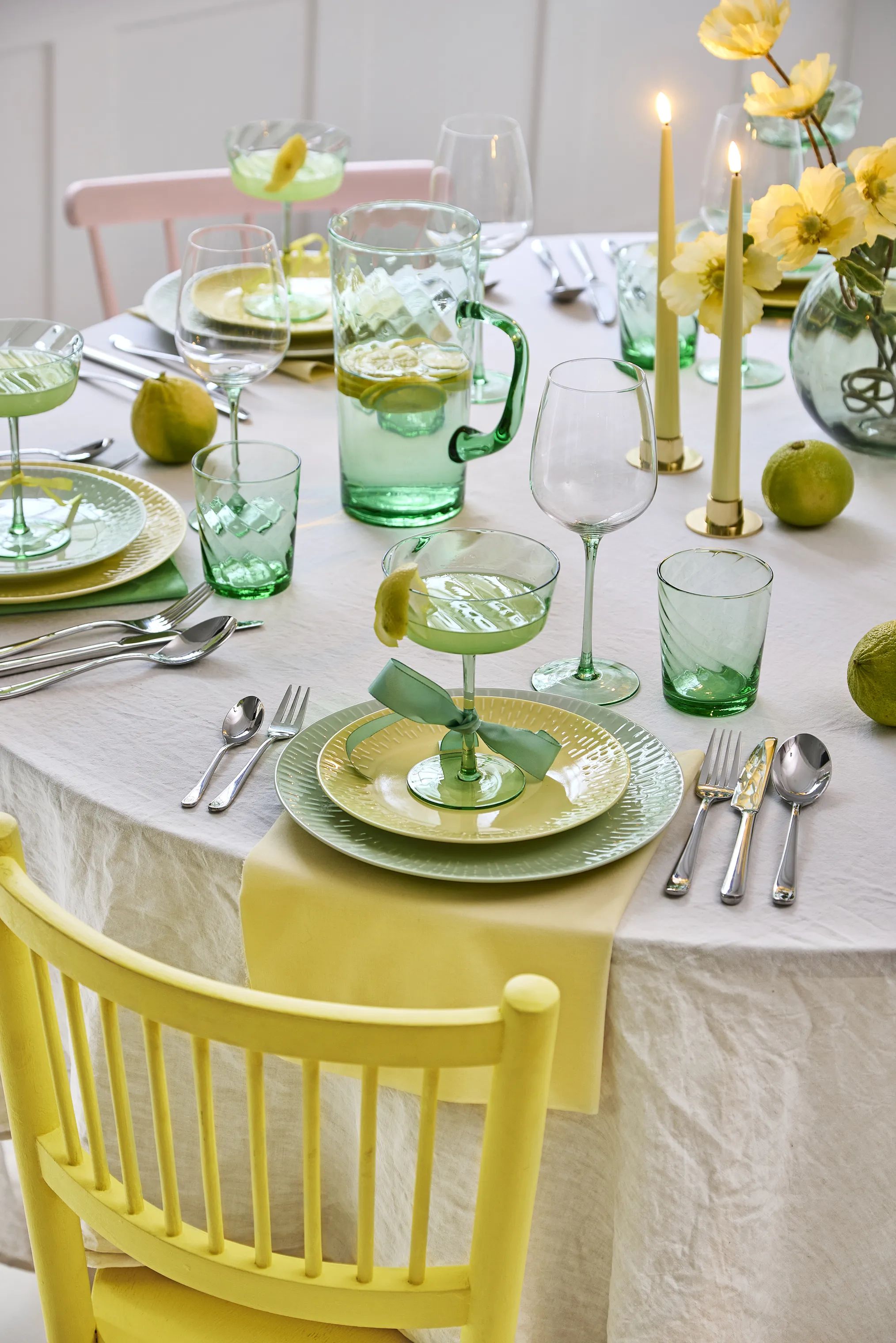 Life In Colour Kagetallerkener Confetti Desserttallerken i Lemon, 3