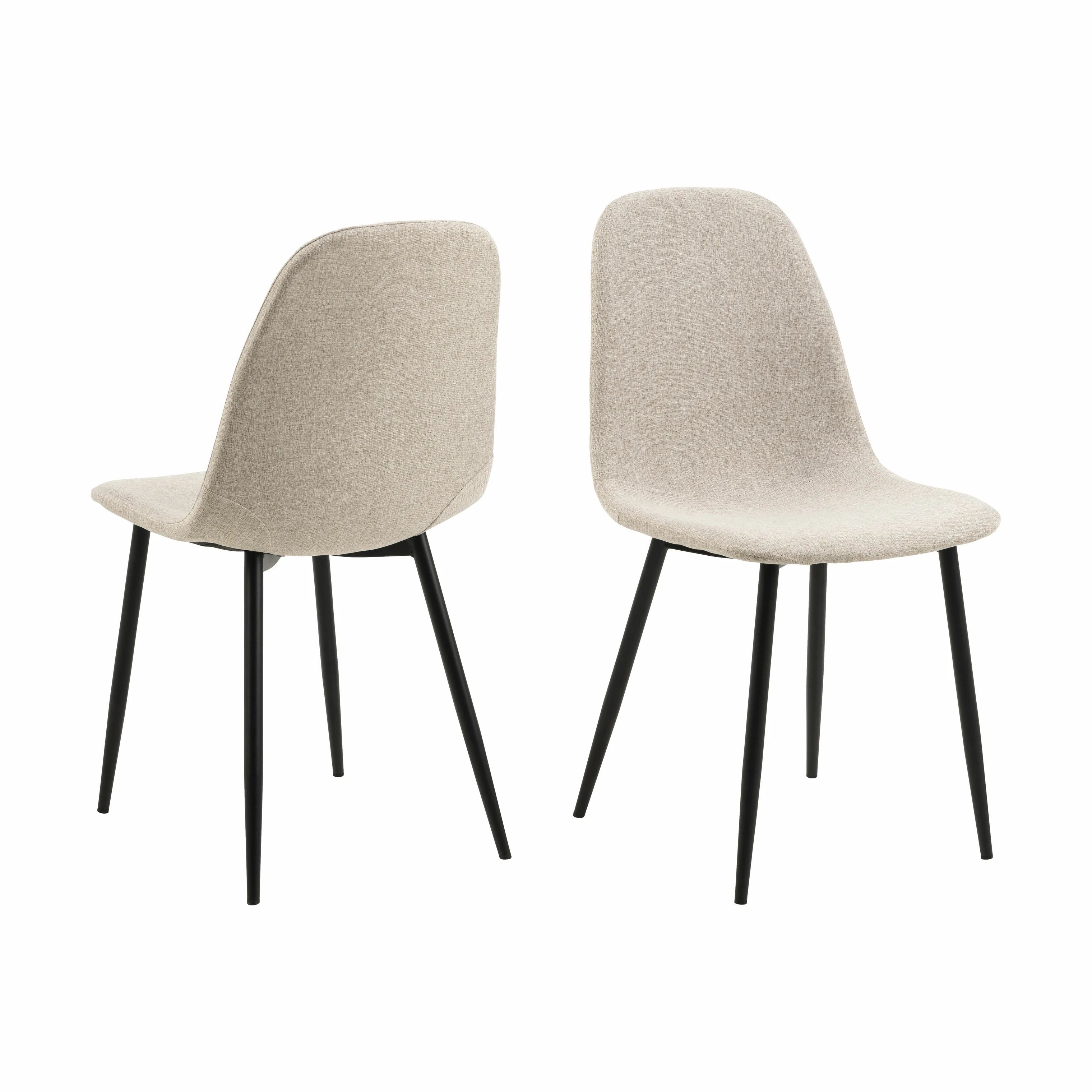 CASA Living Spisebordsstole Celia Spisebordsstol - 4 stk. i Beige, 6