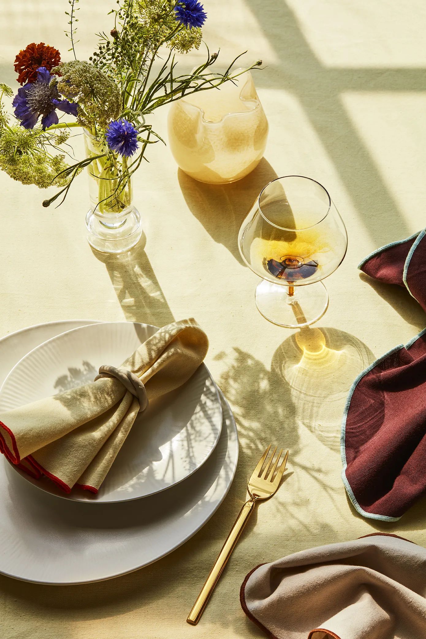 Broste Copenhagen Cognacglas Amber Cognacglas i Caramel, 2