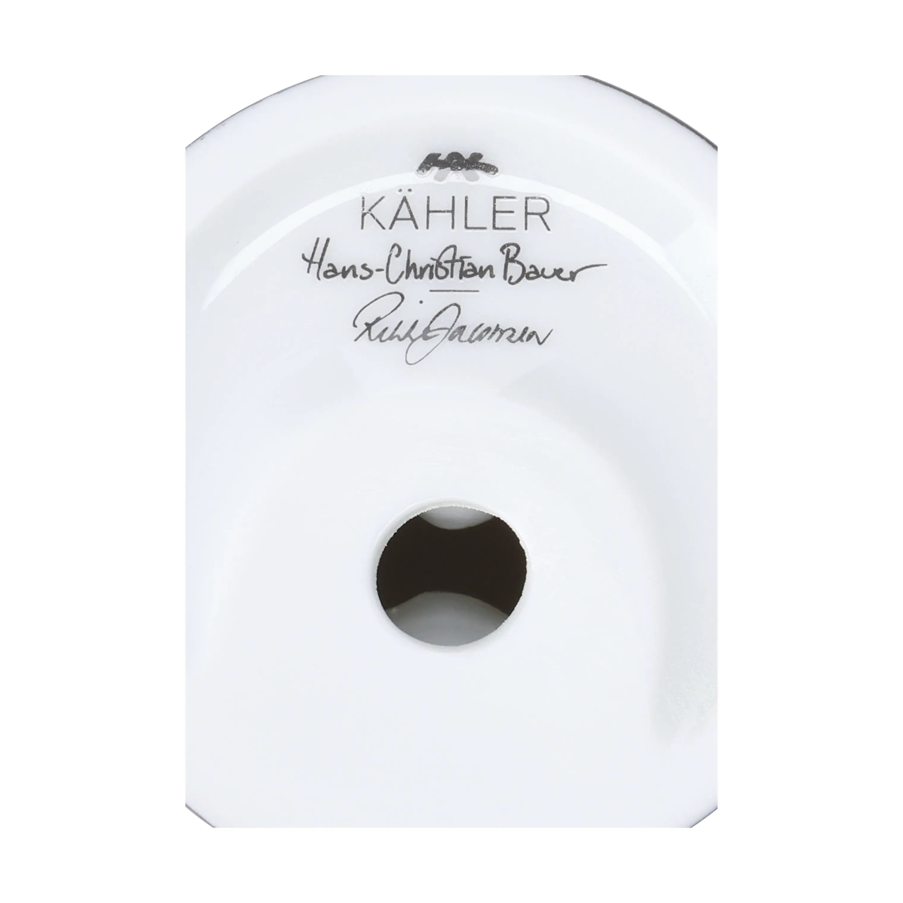 Kähler Julefigurer Hammershøi Jul Nøddeknækker i Hvid m. deko, 4